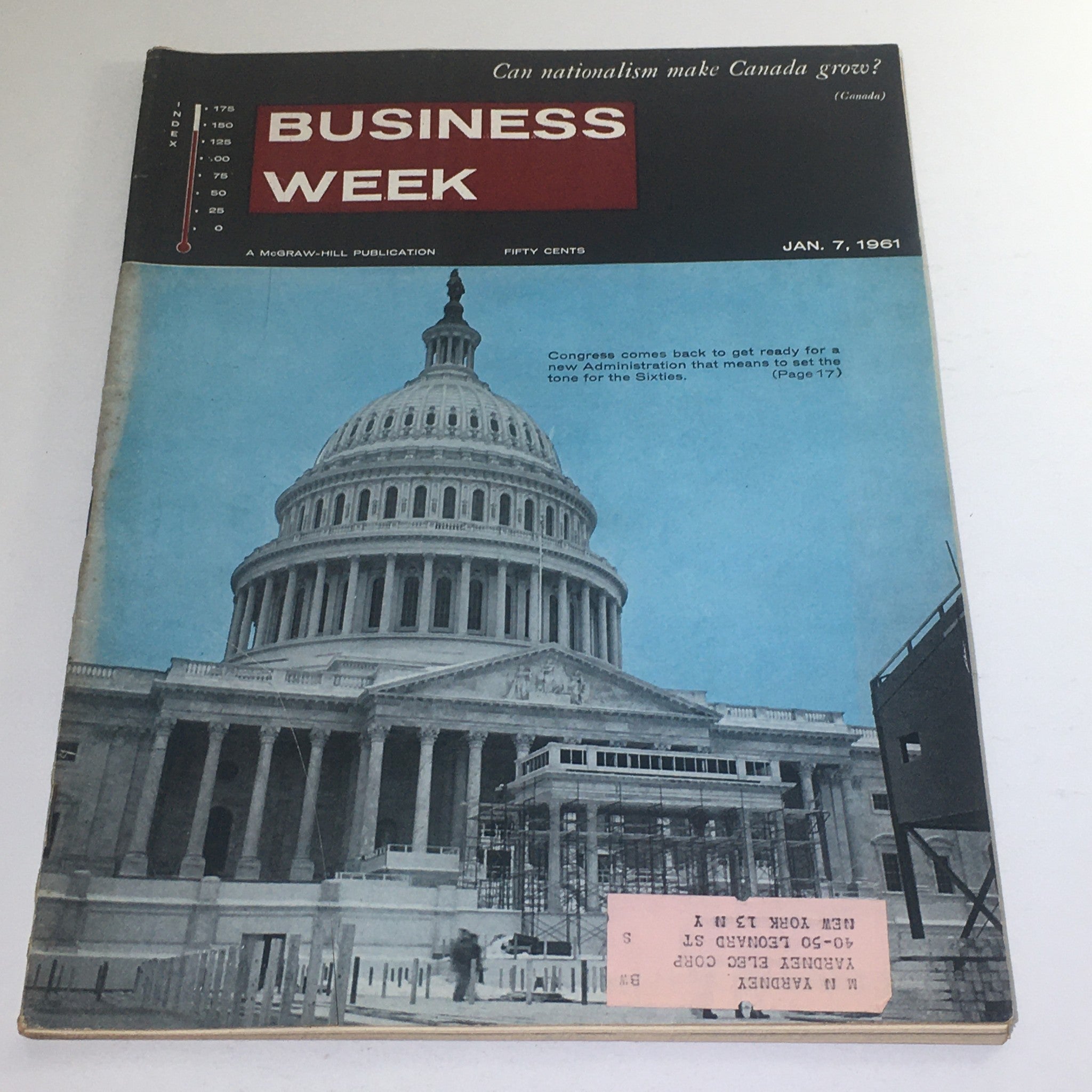 Business Week Magazine: January 7 1961 - Can Nationalism Make Canada Grow?