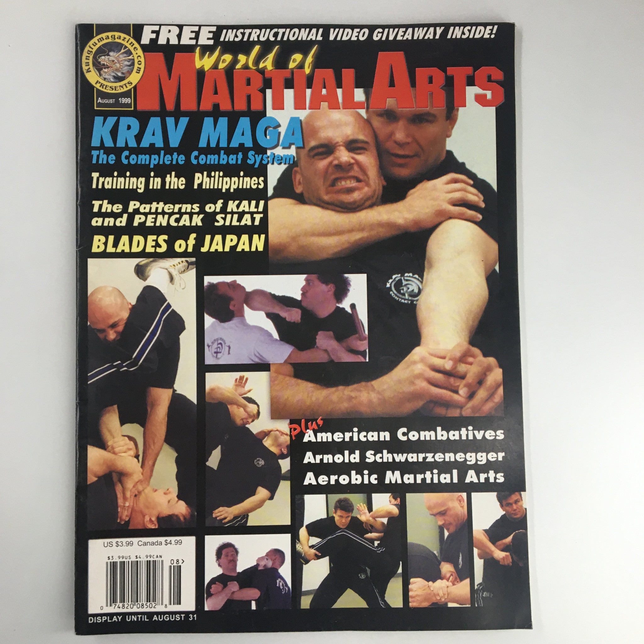 World of Martial Arts Magazine August 1999 Krav Maga Complete System No Label