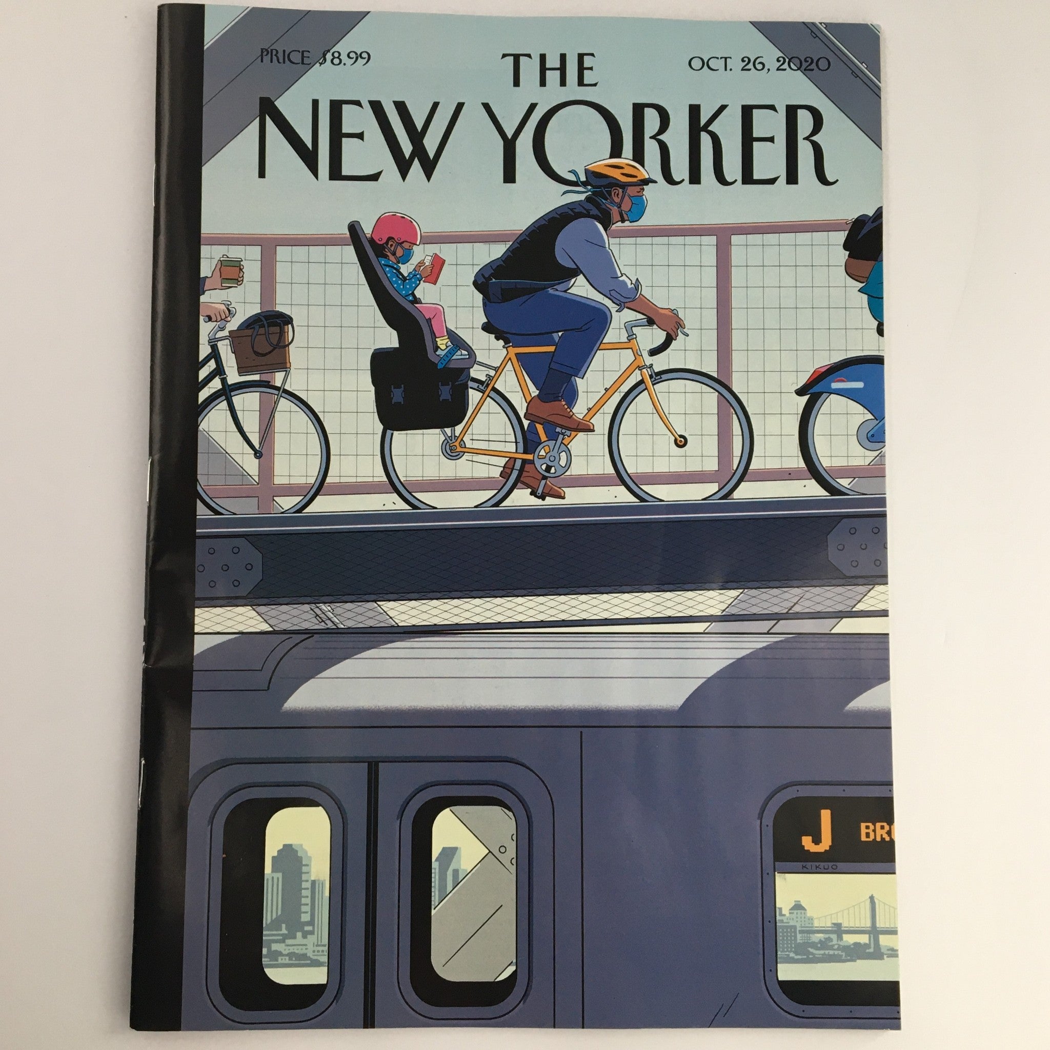 The New Yorker October 26 2020 Full Theme Cover Shifting Gears R. Kikou Johnson