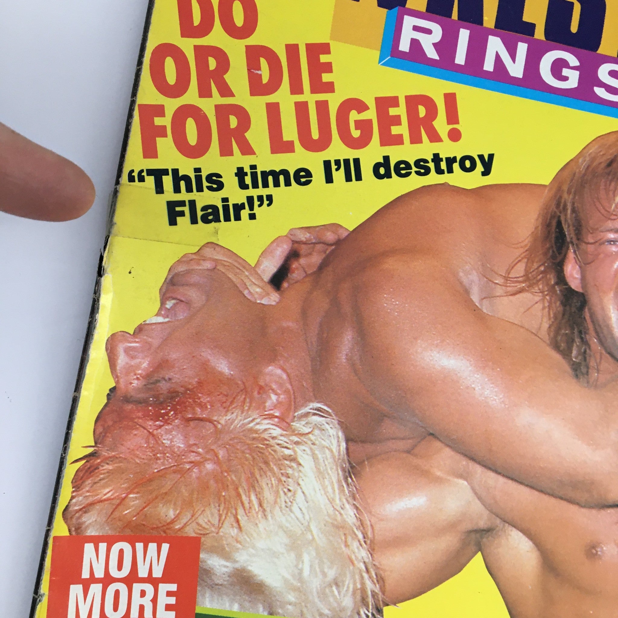 Wrestling Ringside Magazine January 1989 No. 38 Lex Luger & Ric Flair & Ustinov