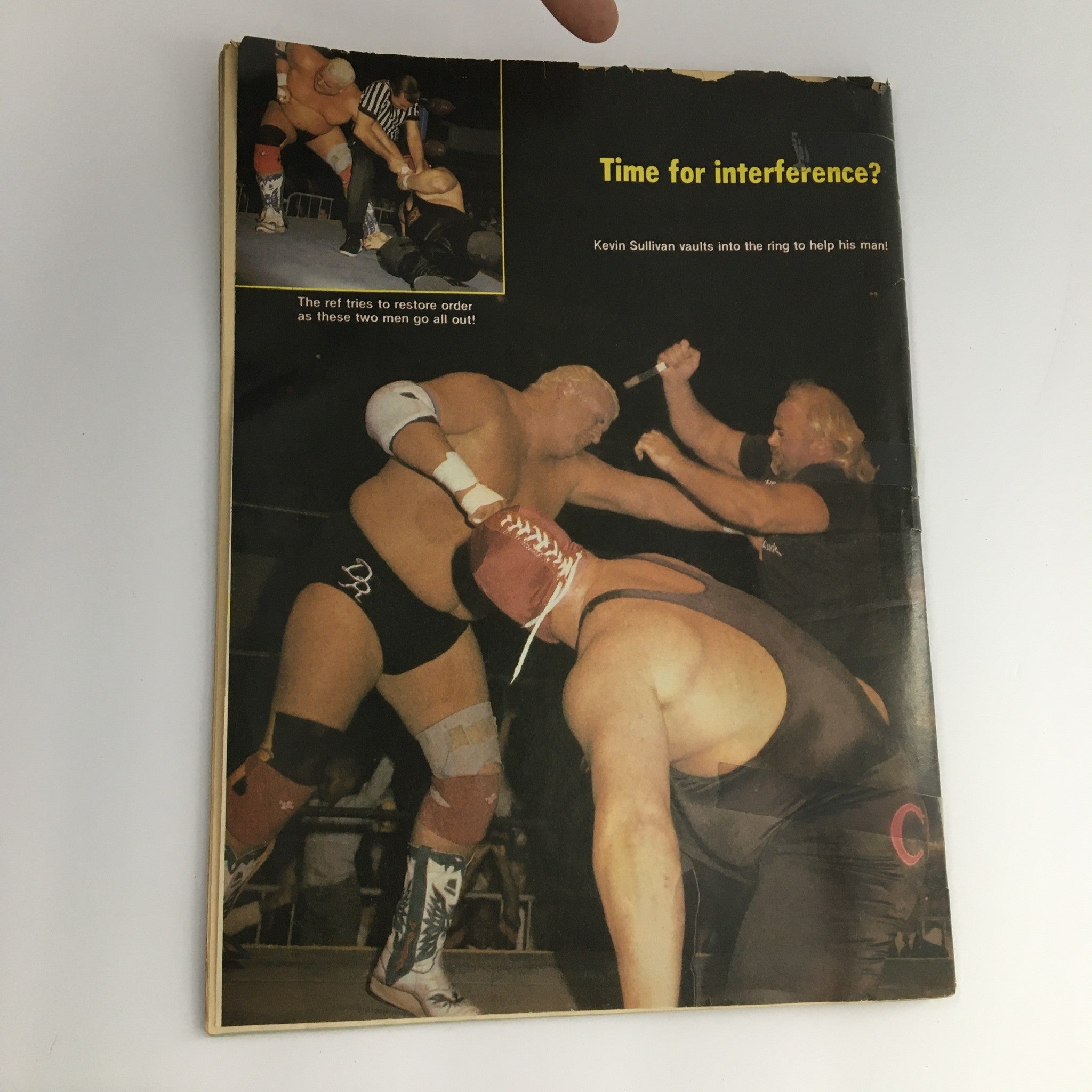 Wrestling Ringside Magazine January 1989 No. 38 Lex Luger & Ric Flair & Ustinov