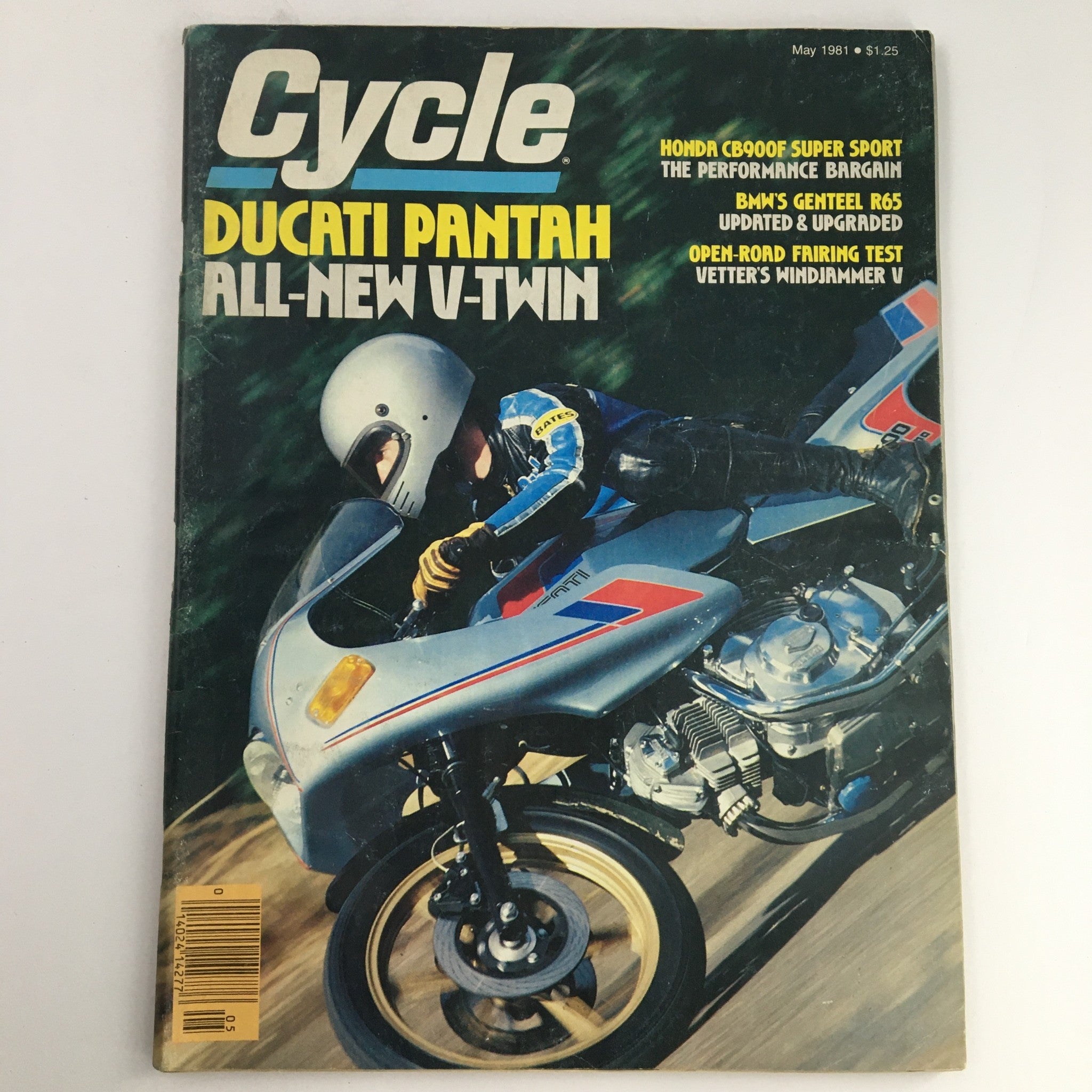 Cycle Magazine May 1981 Ducati Pantah V-Twin & Honda CBF900F & BMW Genteel R65