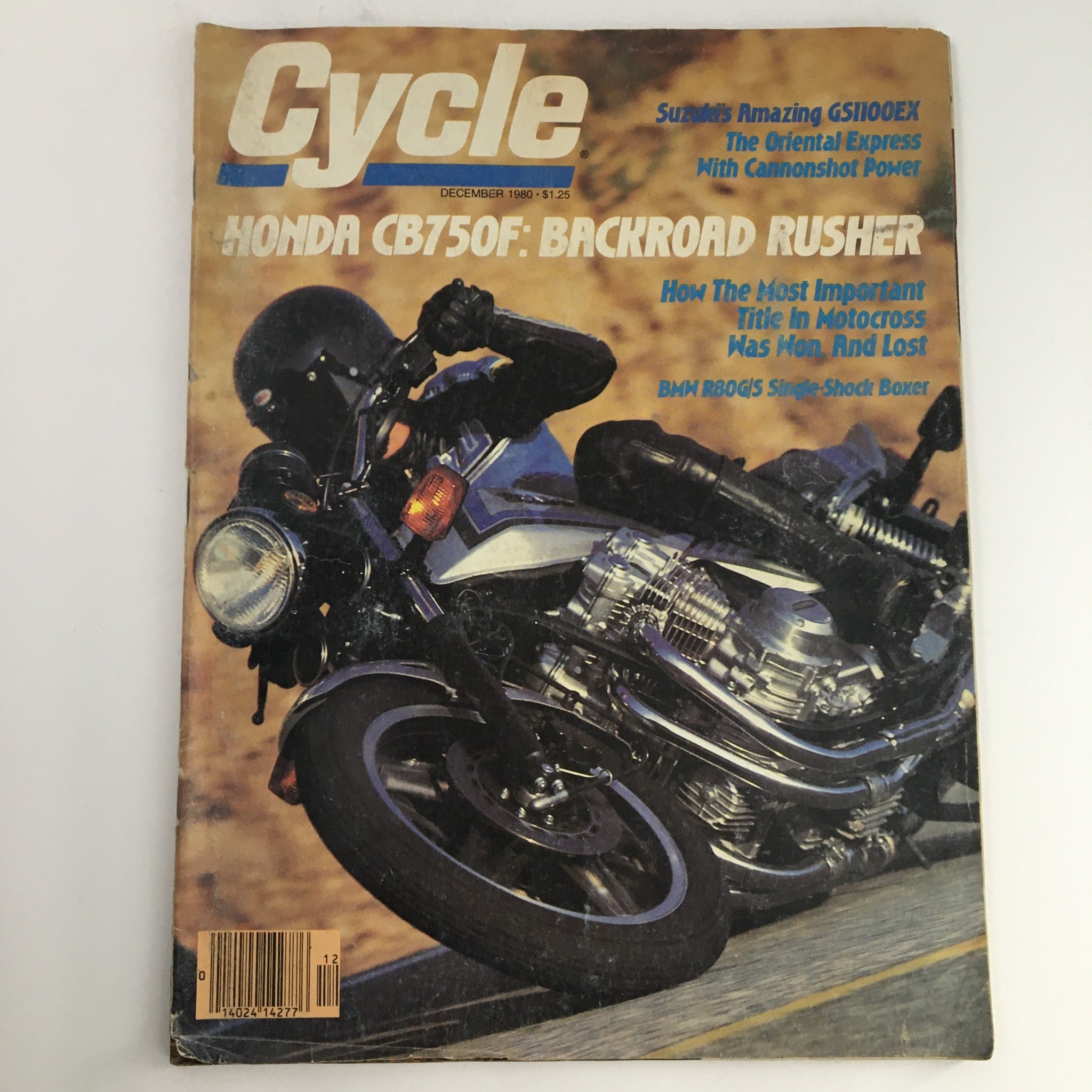 Cycle Magazine December 1980 Honda CB750F & Suzuki GS1100EX & BMW R80G/S Boxer