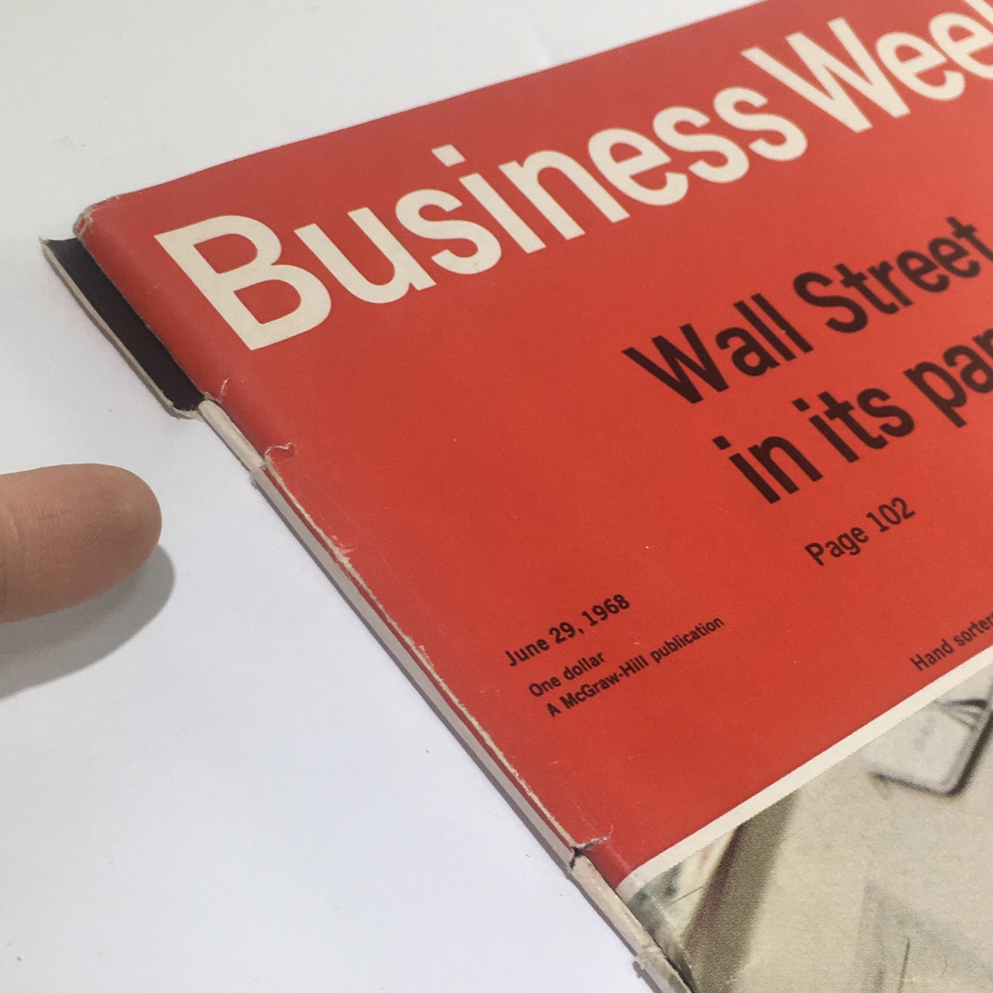 Business Week Magazine: June 29 1968 - Wall Street Drown In Its Paperwork