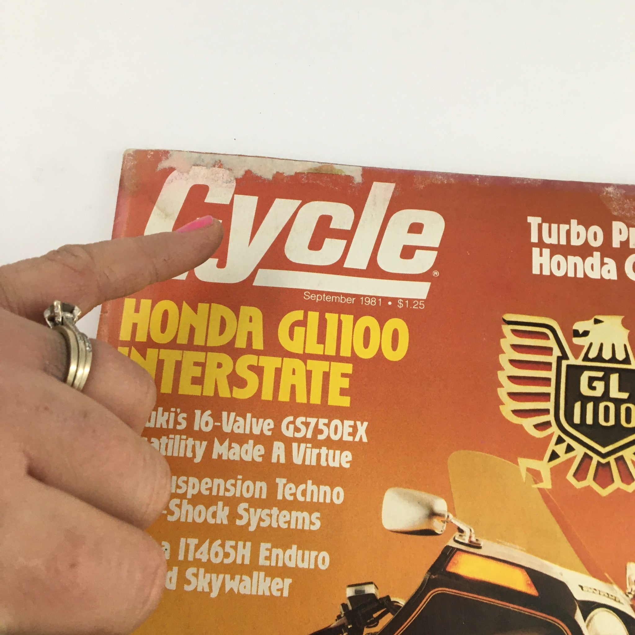 Cycle Magazine September 1981 Honda GL1100 & Suzuki GS750EX & Yamaha IT465H