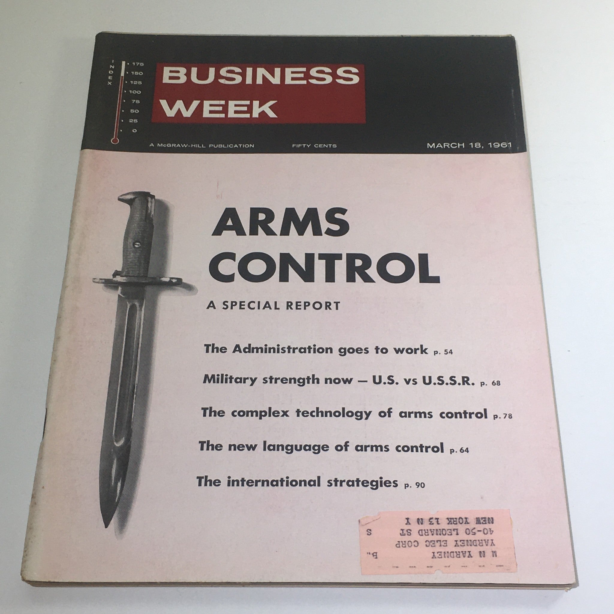 Business Week Magazine: March 18 1961 - Special Report: Arms Control