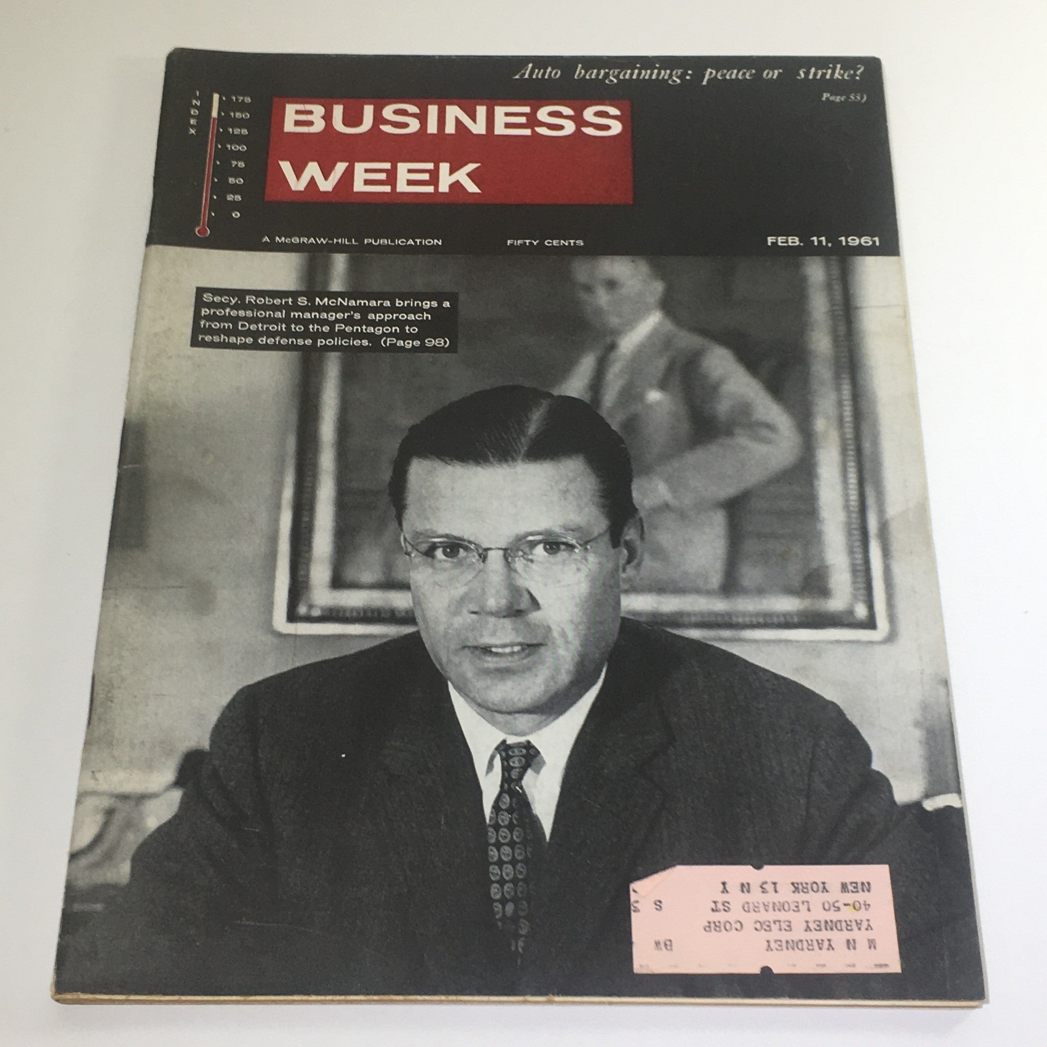 Business Week Magazine: February 11 1961 - Secretary Robert S. McNamara