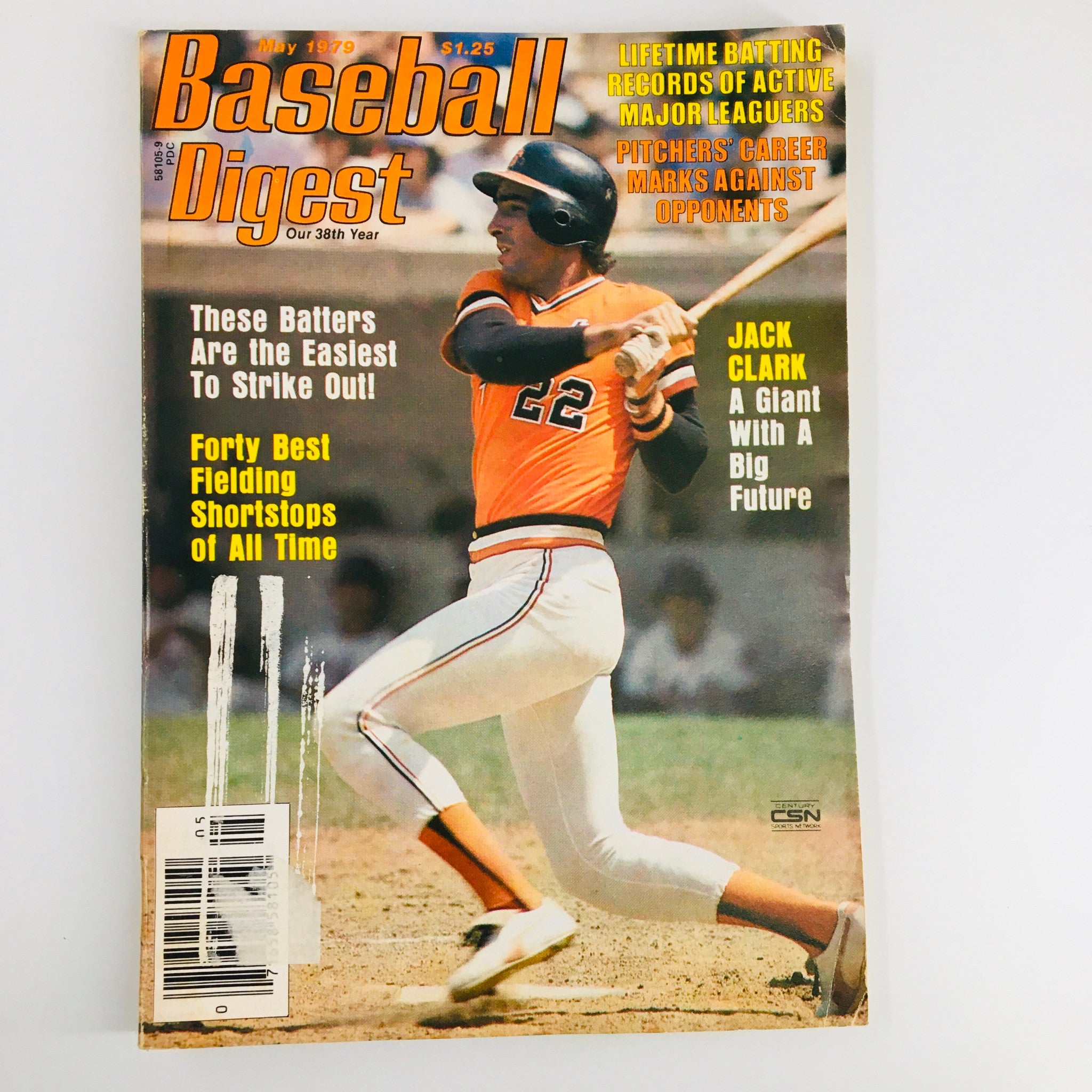 VTG Baseball Digest Magazine May 1979 Jack Clark A Giant with a Big Future