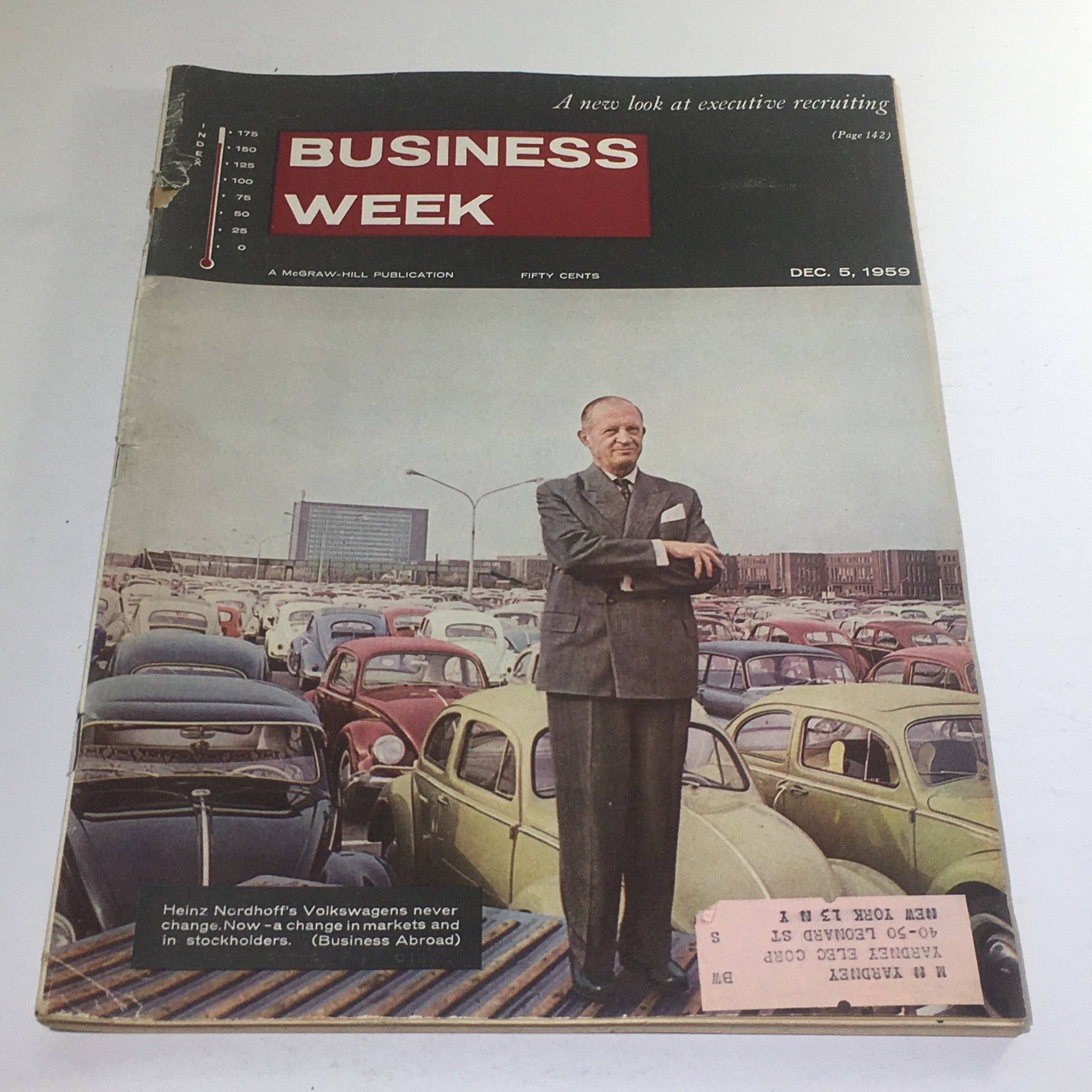 Business Week Magazine: December 5 1959 - Heinz Nordhoff's Volkswagen