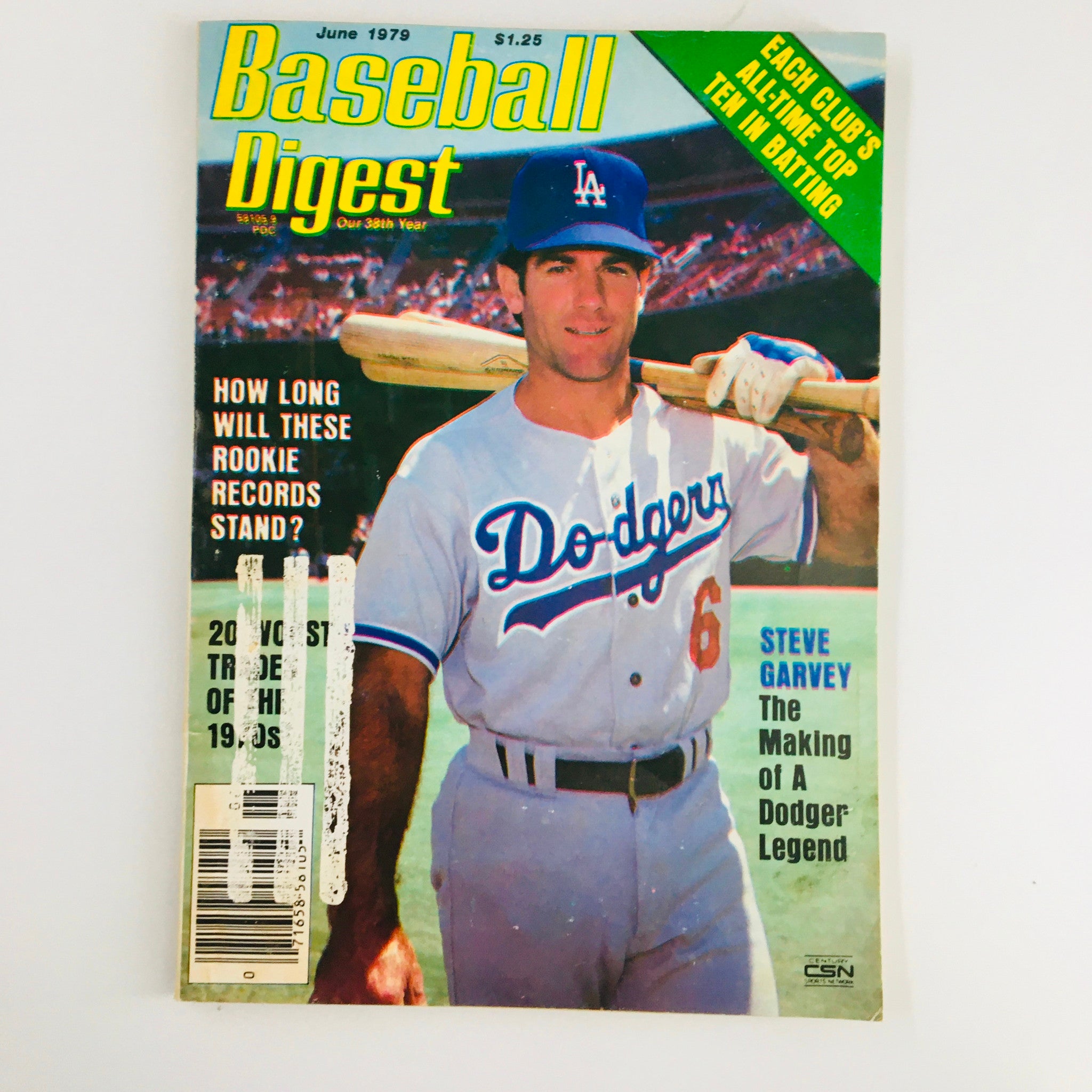 VTG Baseball Digest Magazine June 1979 Steve Garvey Making of a Dodger Legend