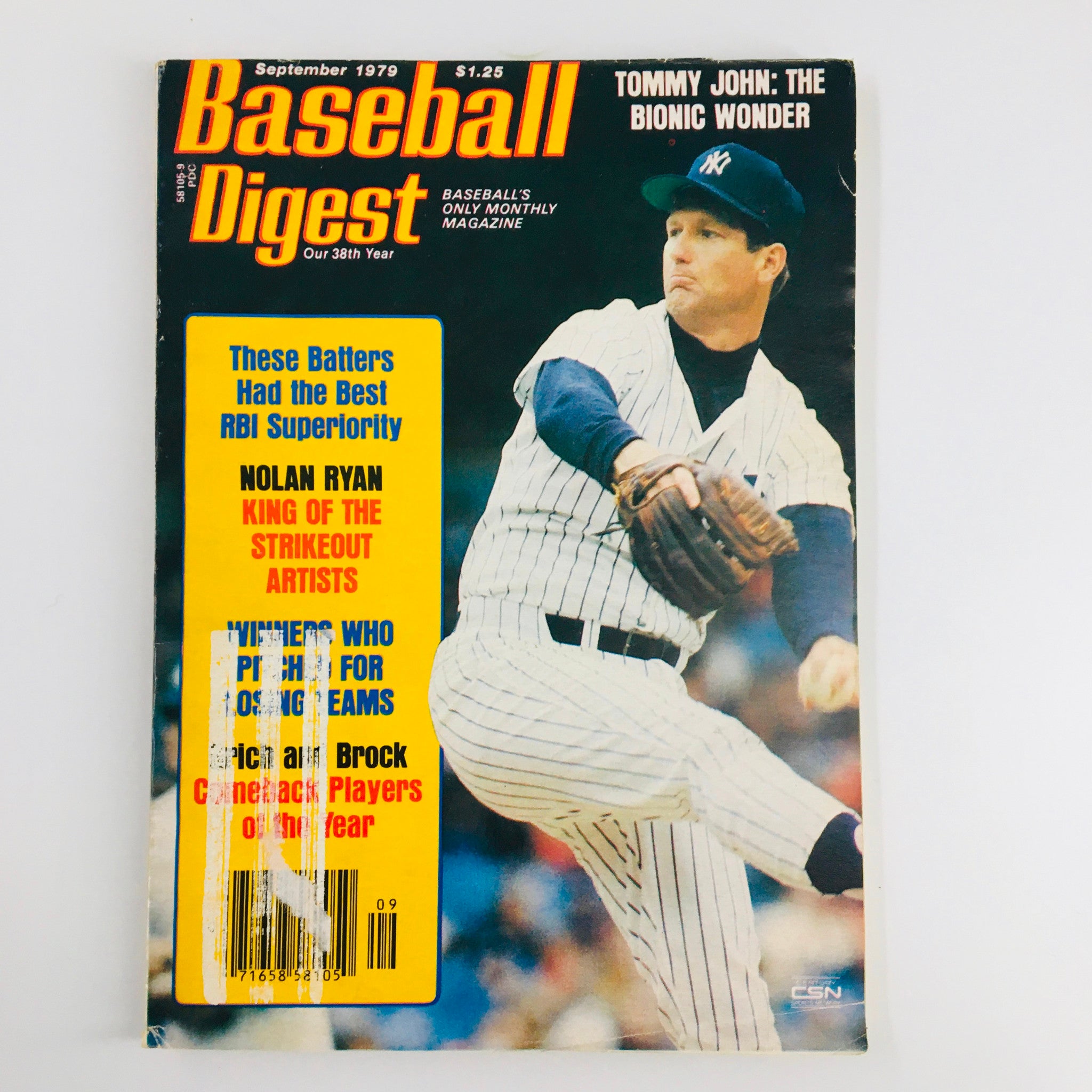 VTG Baseball Digest Magazine September 1979 Nolan Ryan King of Strikeout Artists