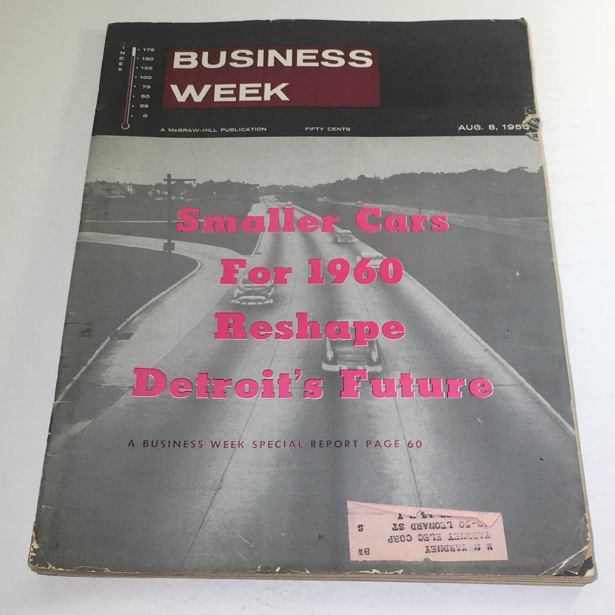 Business Week Magazine: August 8 1959 - Smaller Cars For 1960 Reshape Detroit