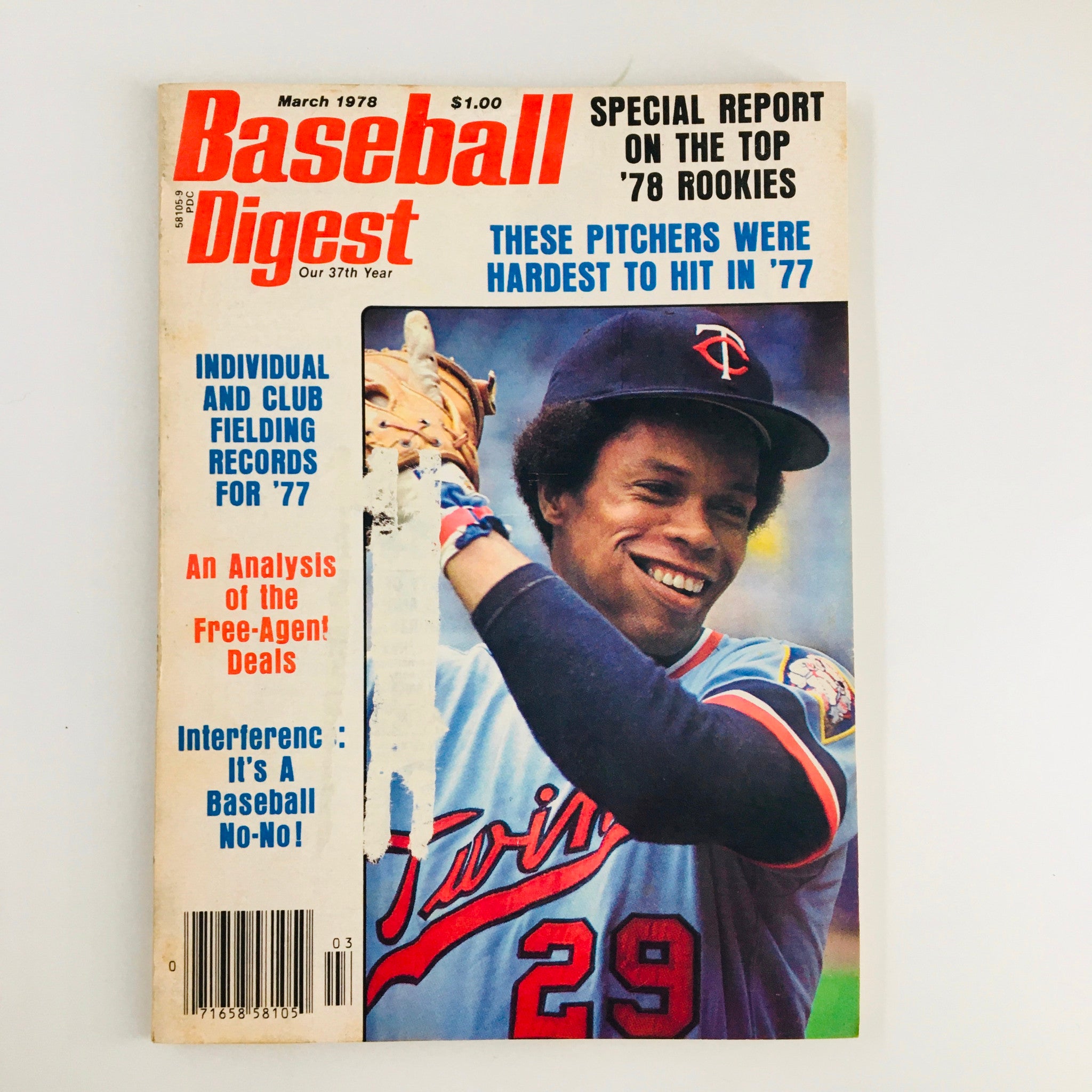 VTG Baseball Digest Magazine March 1978 Rod Carrew It's A Baseball No-No