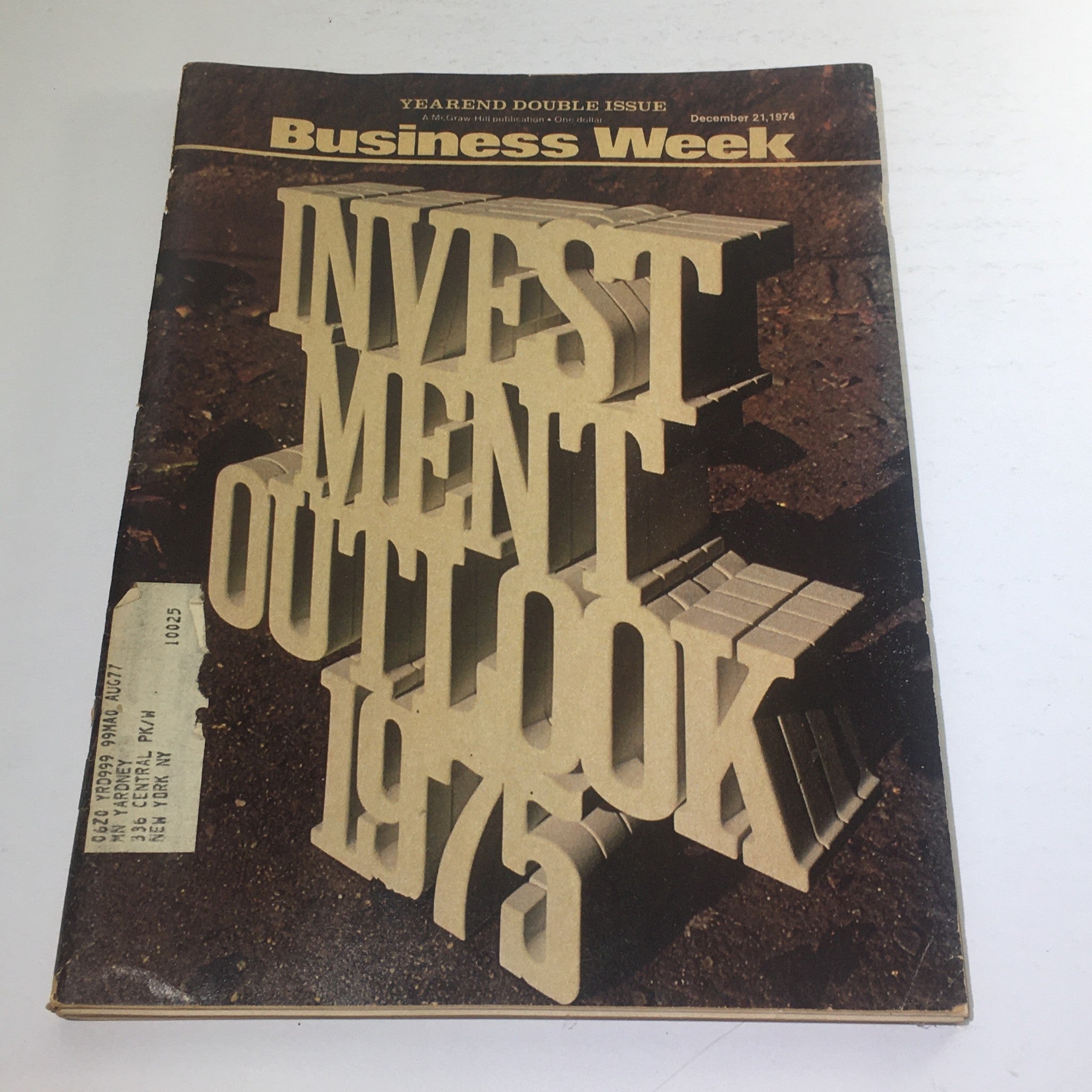 Business Week Magazine: December 21 1974 - Investment Outlook of Year 1975