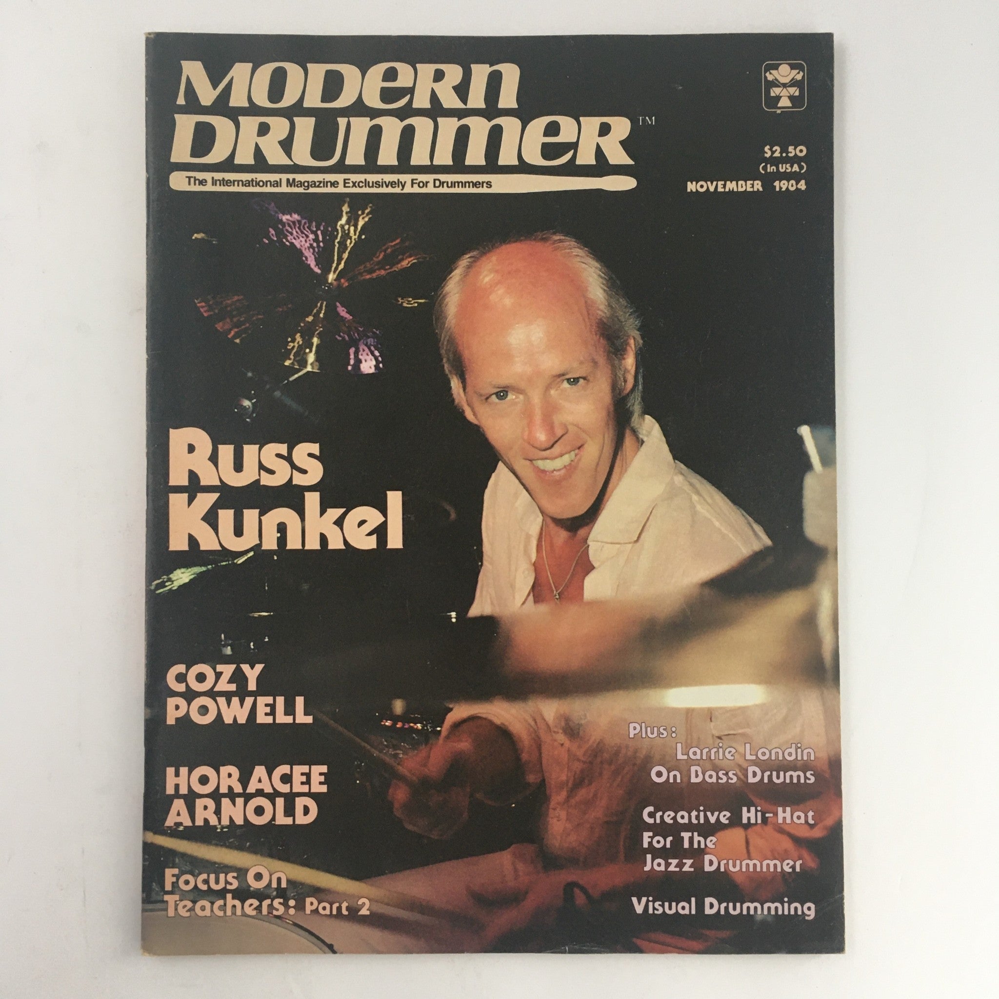 Modern Drummer Magazine November 1984 Russ Kunkel & HorAcee Arnold & Cozy Powell