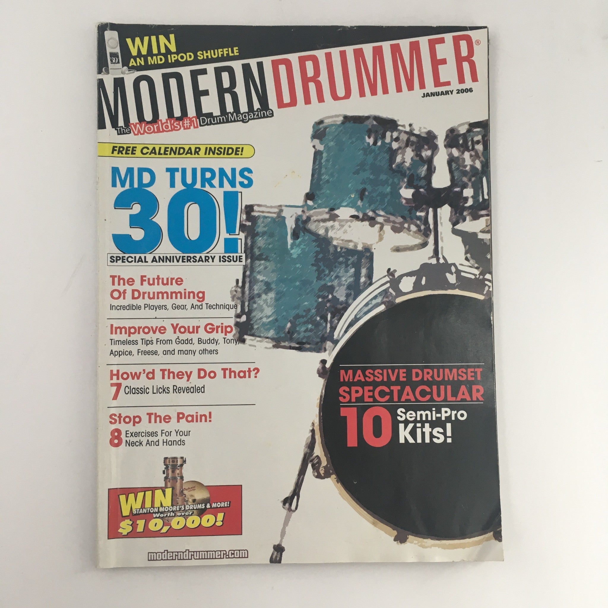 Modern Drummer Magazine January 2006 The Future of Drumming & Improve Your Grip