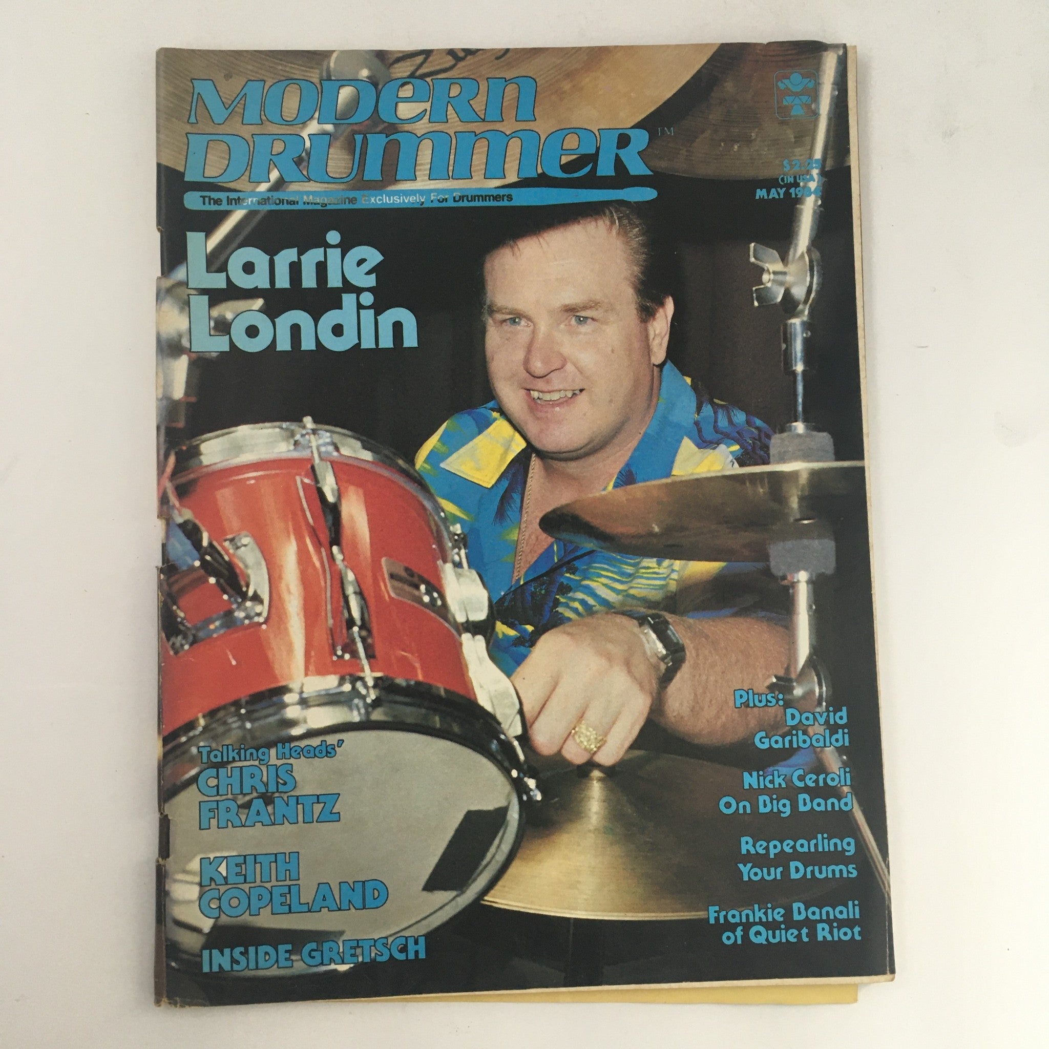 Modern Drummer Magazine May 1984 Larrie Londin & Chris Frantz & Keith Copeland