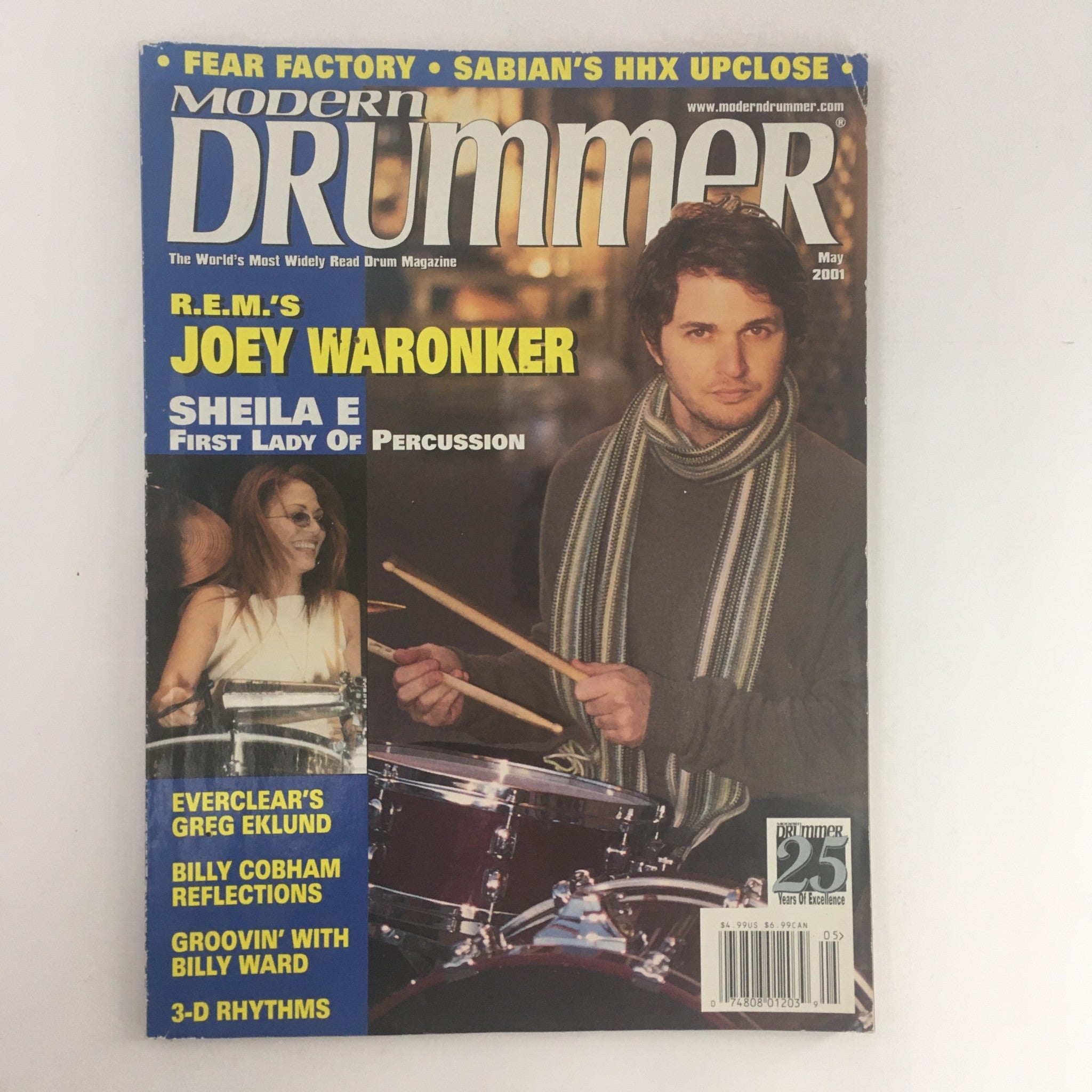 Modern Drummer Magazine May 2001 Joey Waronker & Sheila E. & Greg Eklund