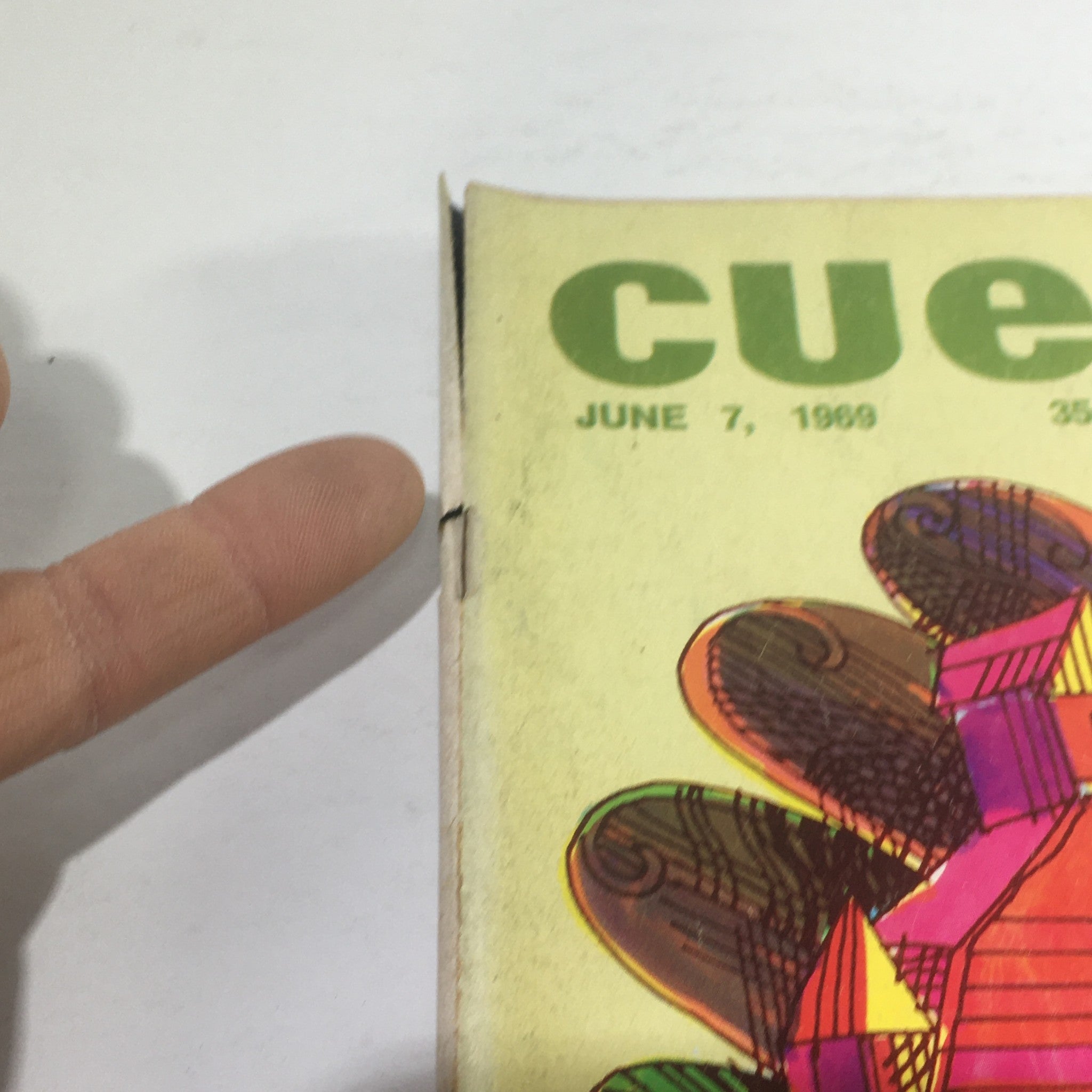 Cue Magazine: June 7 1969 - Full Magazine/Theme Cover Abe Gurvin