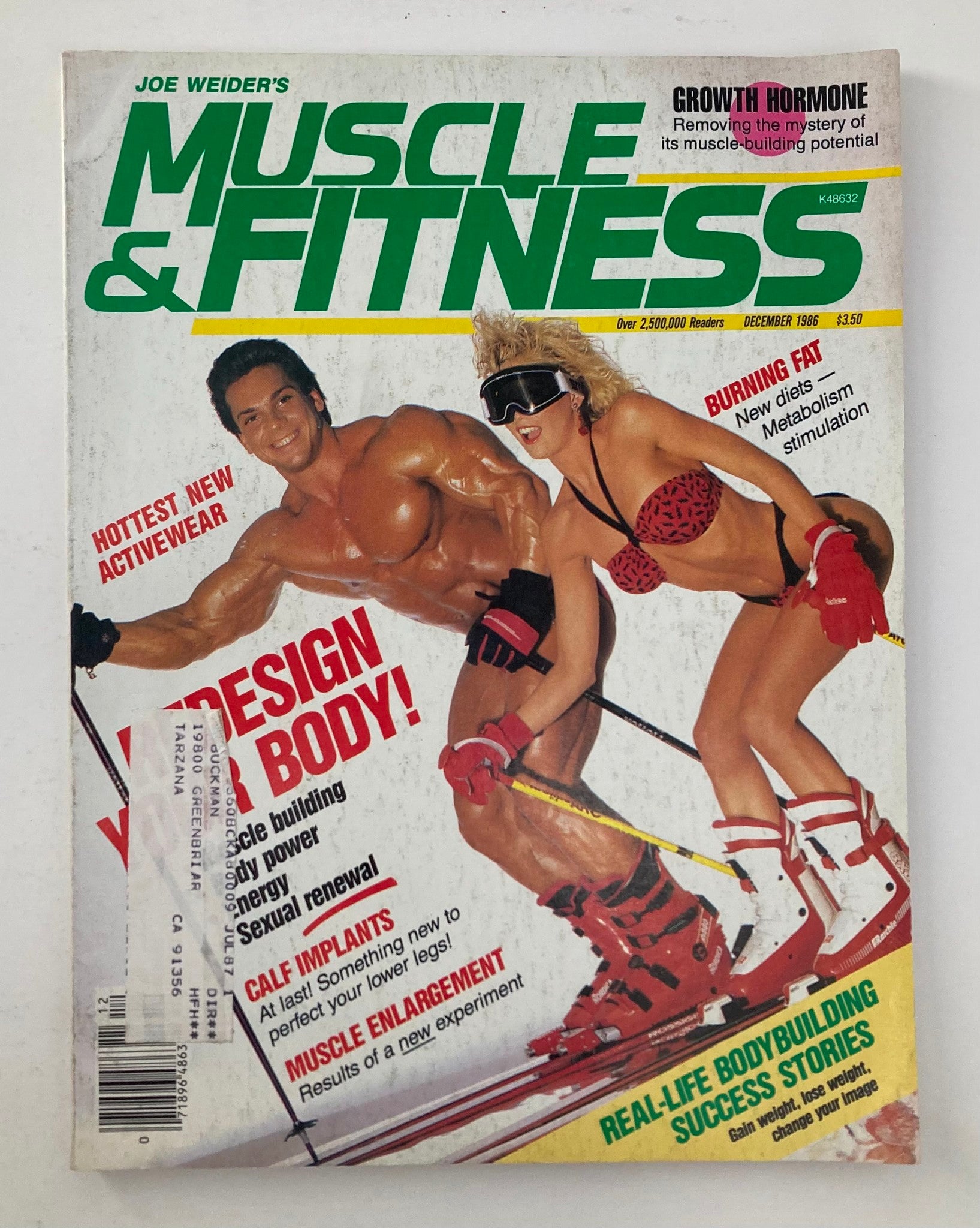 Joe Weider's Muscle & Fitness Magazine December 1986 Jane Chapluk & Rich Gaspari