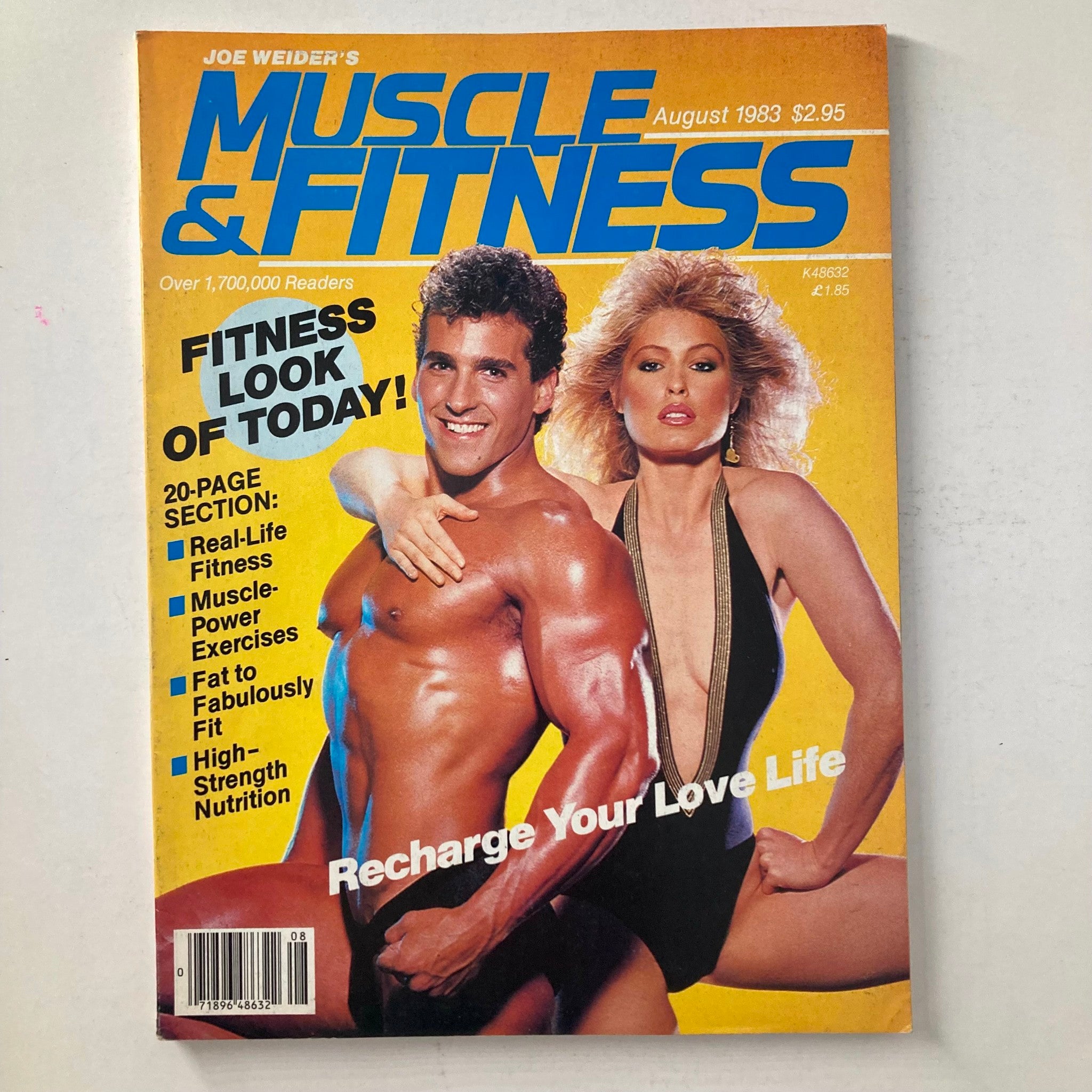 Joe Weider's Muscle & Fitness Magazine August 1983 Bob Paris & Winnie Gardner