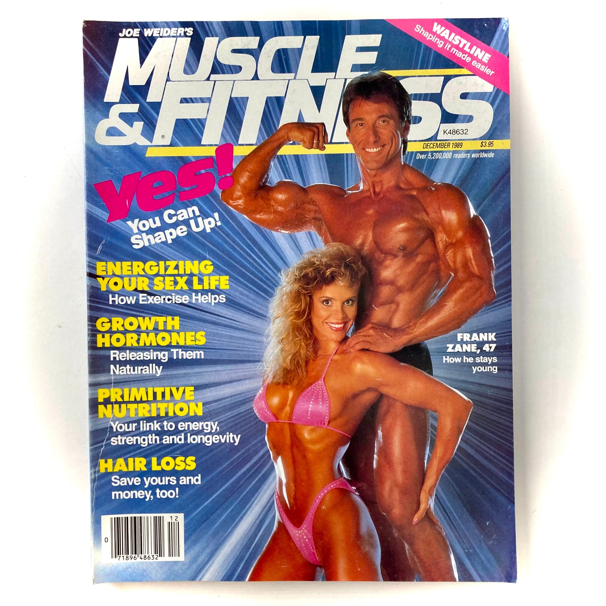 Joe Weider's Muscle & Fitness Magazine December 1989 Frank Zane Cameo Kneuer