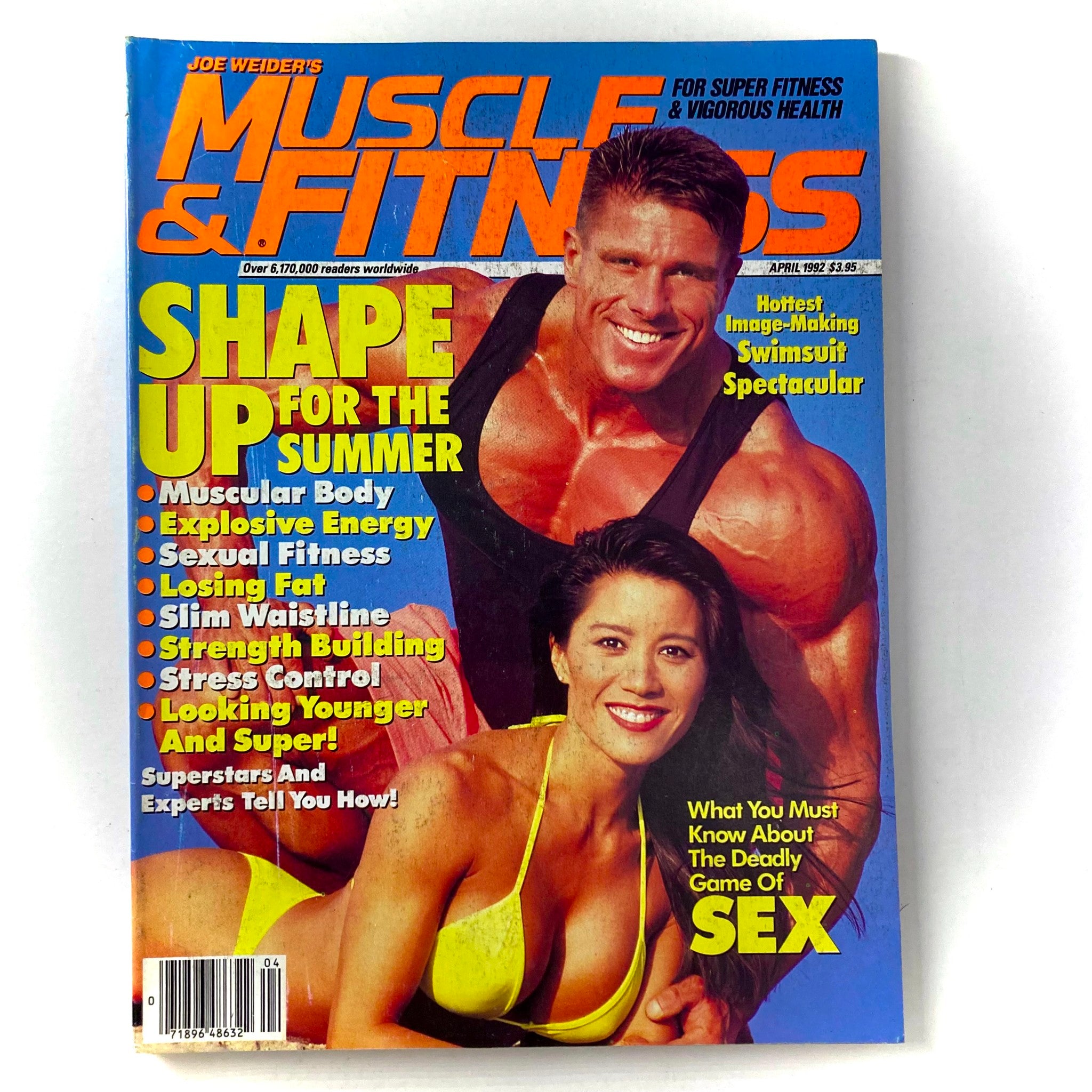 Joe Weider's Muscle & Fitness Magazine April 1992 Swimsuit Spectacular