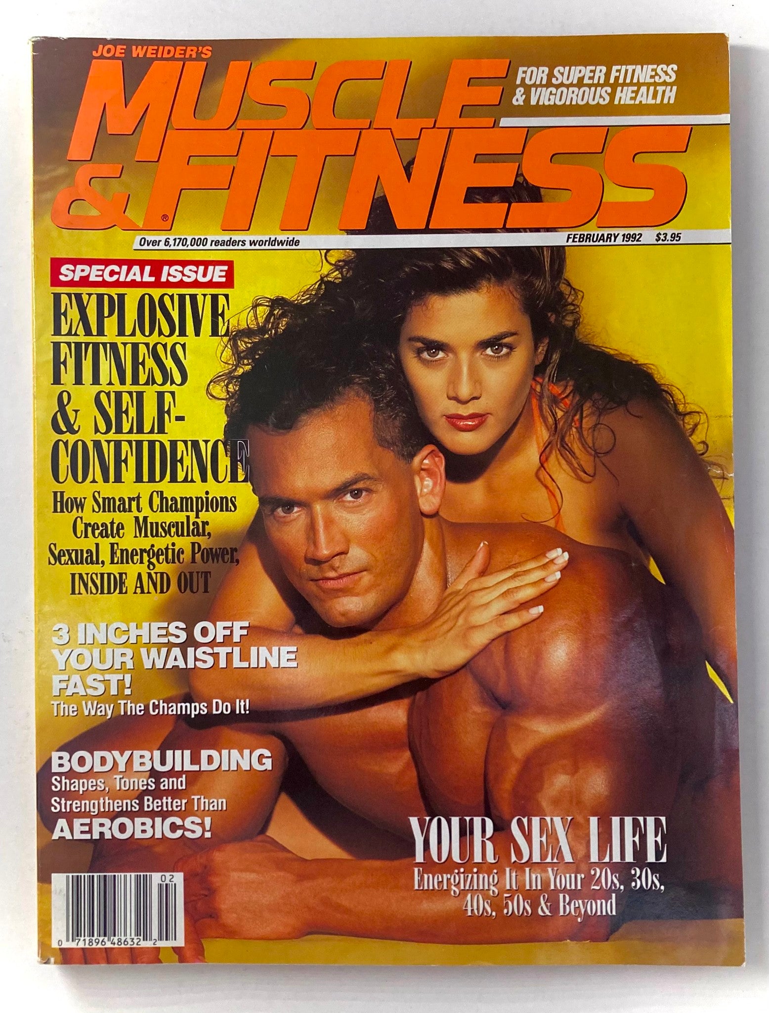 Joe Weider's Muscle & Fitness Magazine February 1992 Lenda Murray Wins Again VG