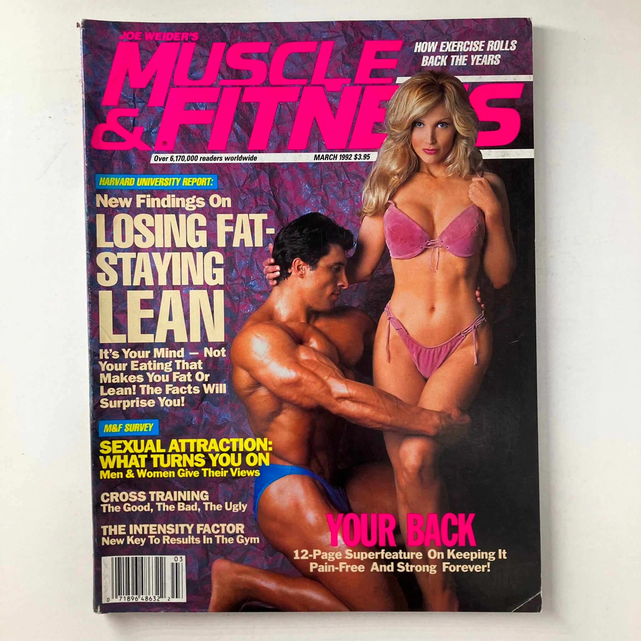 Joe Weider's Muscle & Fitness Magazine March 1992 Losing Fat - Staying Lean