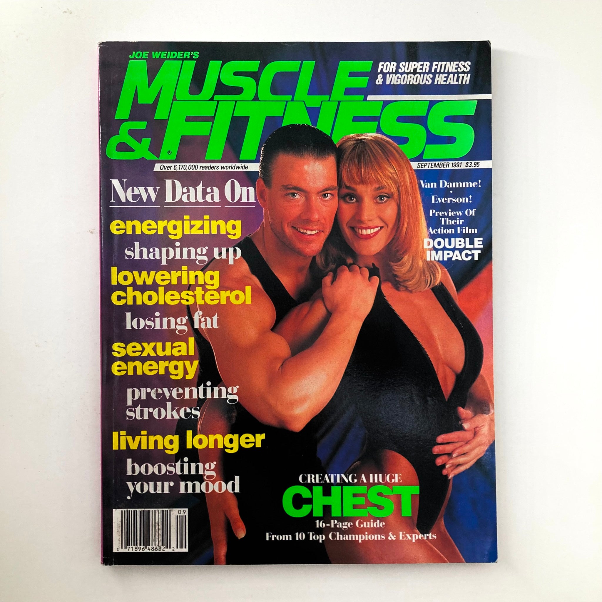 Joe Weider's Muscle & Fitness Magazine September 1991 Jean Claude Van Damme