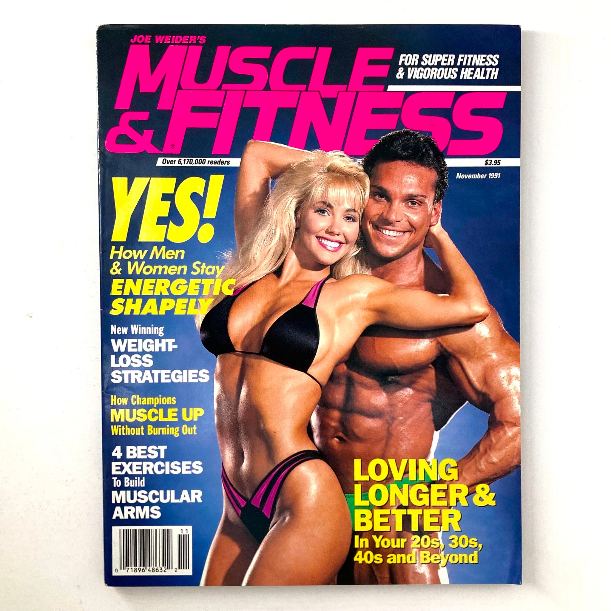 Joe Weider's Muscle & Fitness Magazine November 1991 Champion Rich Gaspari VG