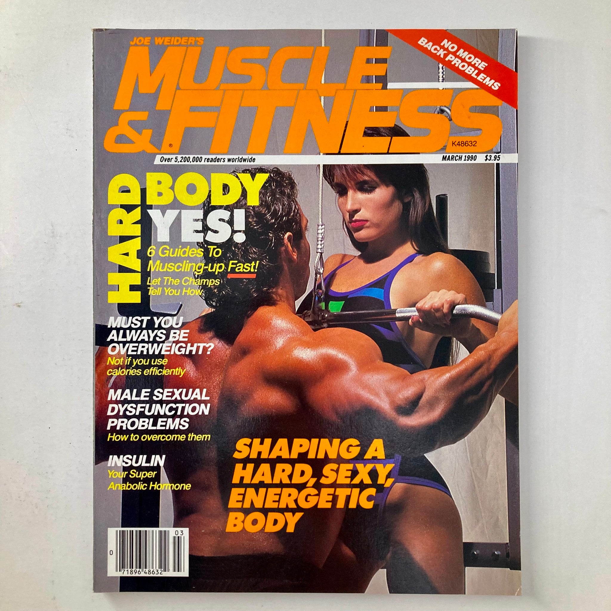 Joe Weider's Muscle & Fitness Magazine March 1990 Deborah Smith & Richard Ciotti