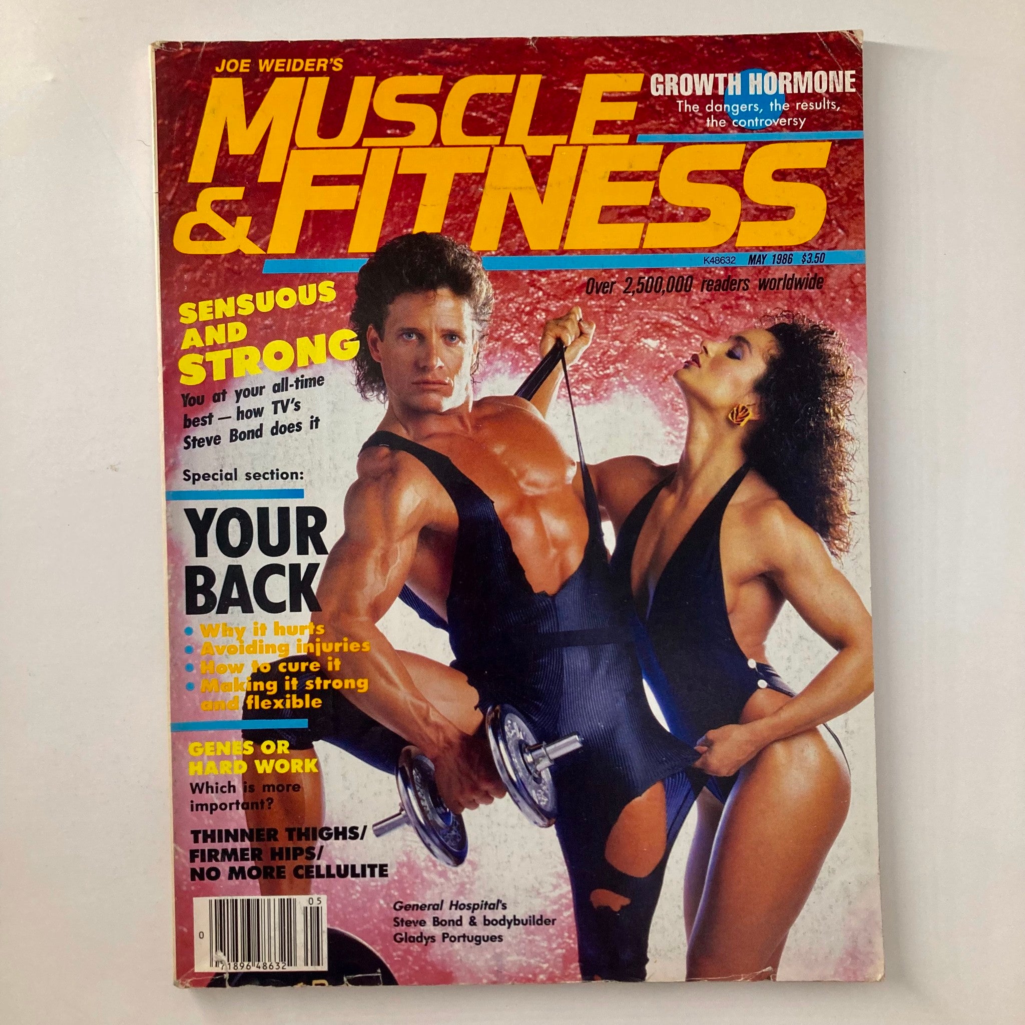 Joe Weider's Muscle & Fitness Magazine May 1986 Steve Bond & Gladys Portugues