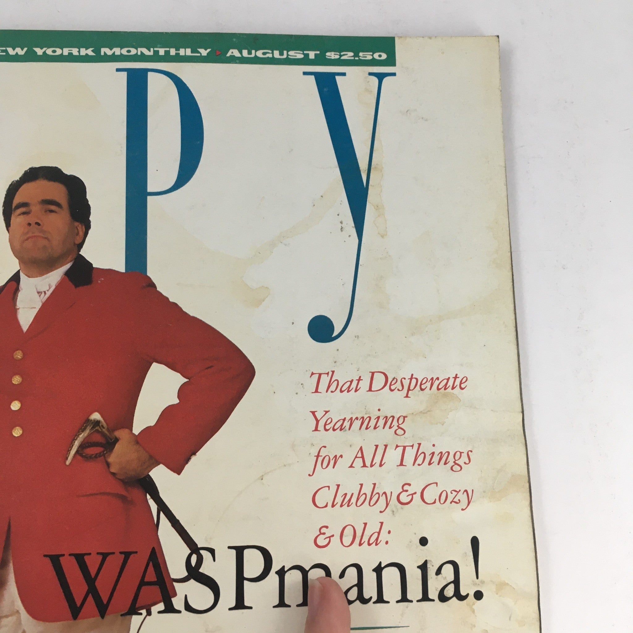 Spy Magazine August 1987 All Things Cozy, Old Wasp Mania & Donna, Fawn & Jessica