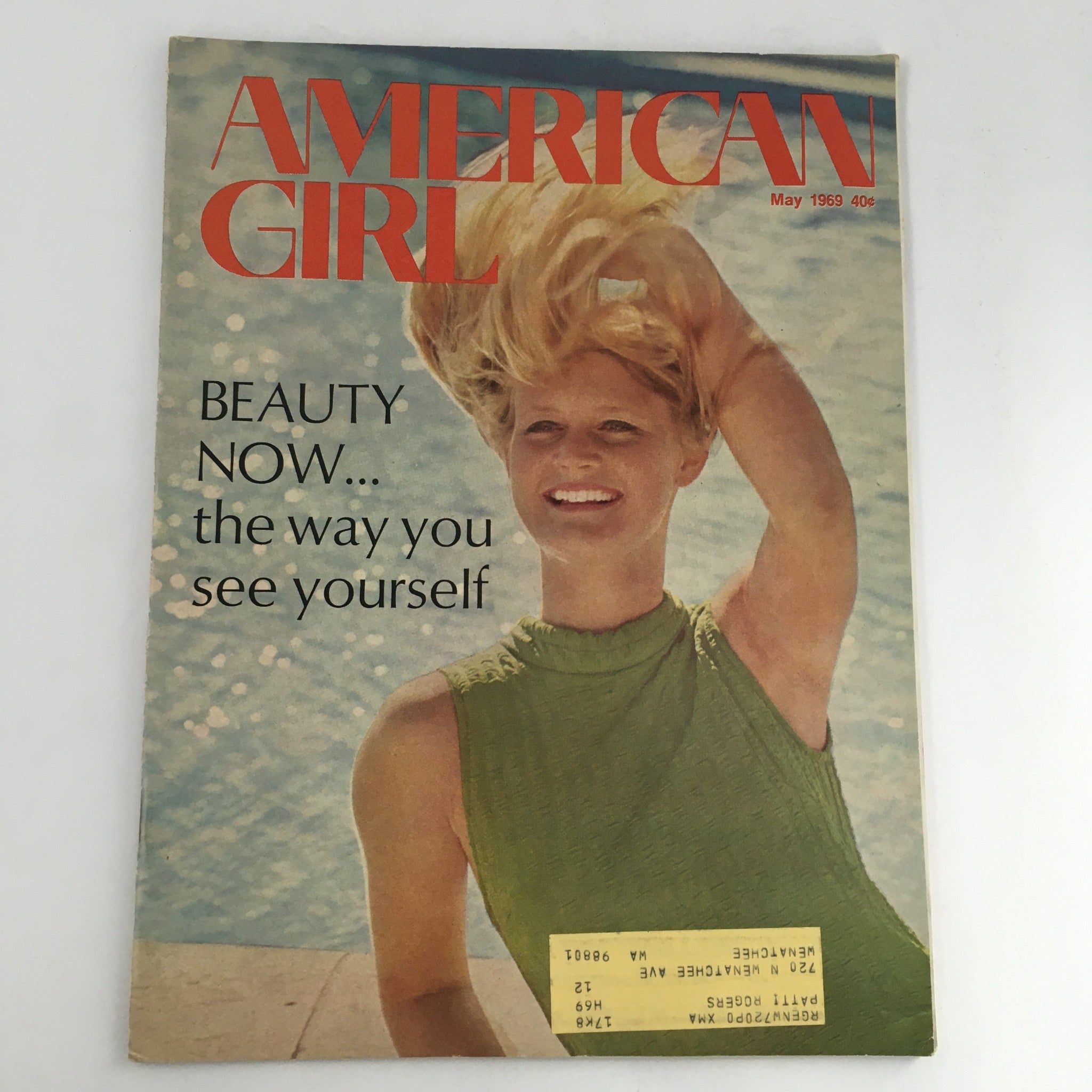 American Girl Magazine May 1969 Beauty Now The Way You See Yourself, VG