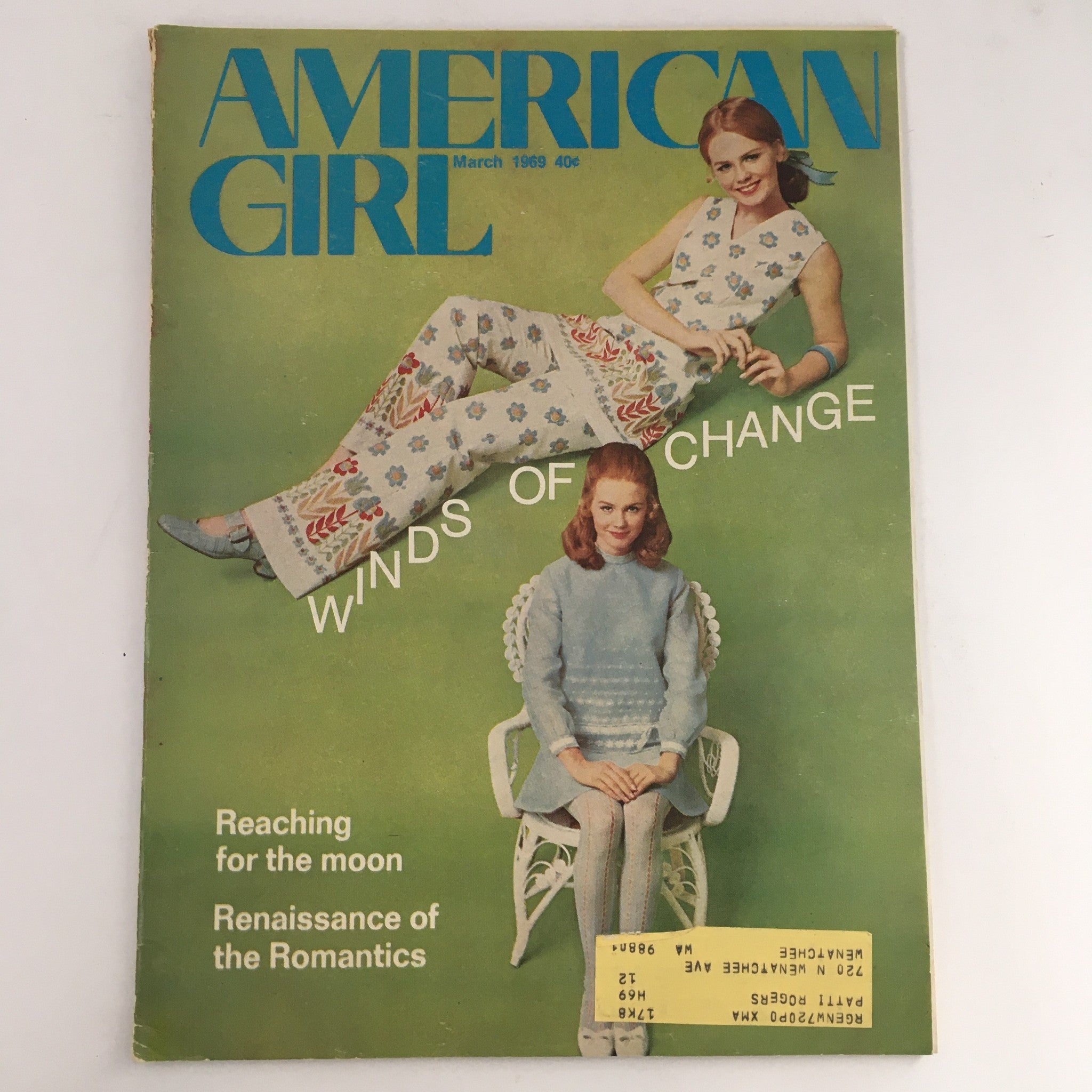 American Girl Magazine March 1969 Winds of Change & Renaissance of the Romantics