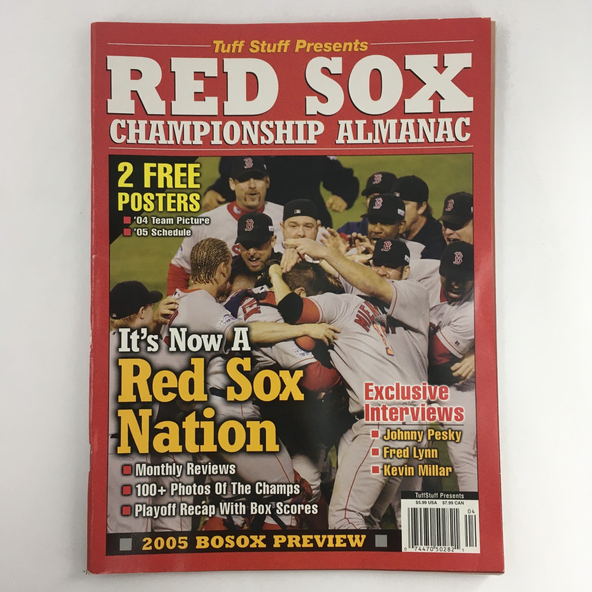 Tuff Stuff Presents 2005 Red Sox Championship Almanac & Johnny Pesky Interview