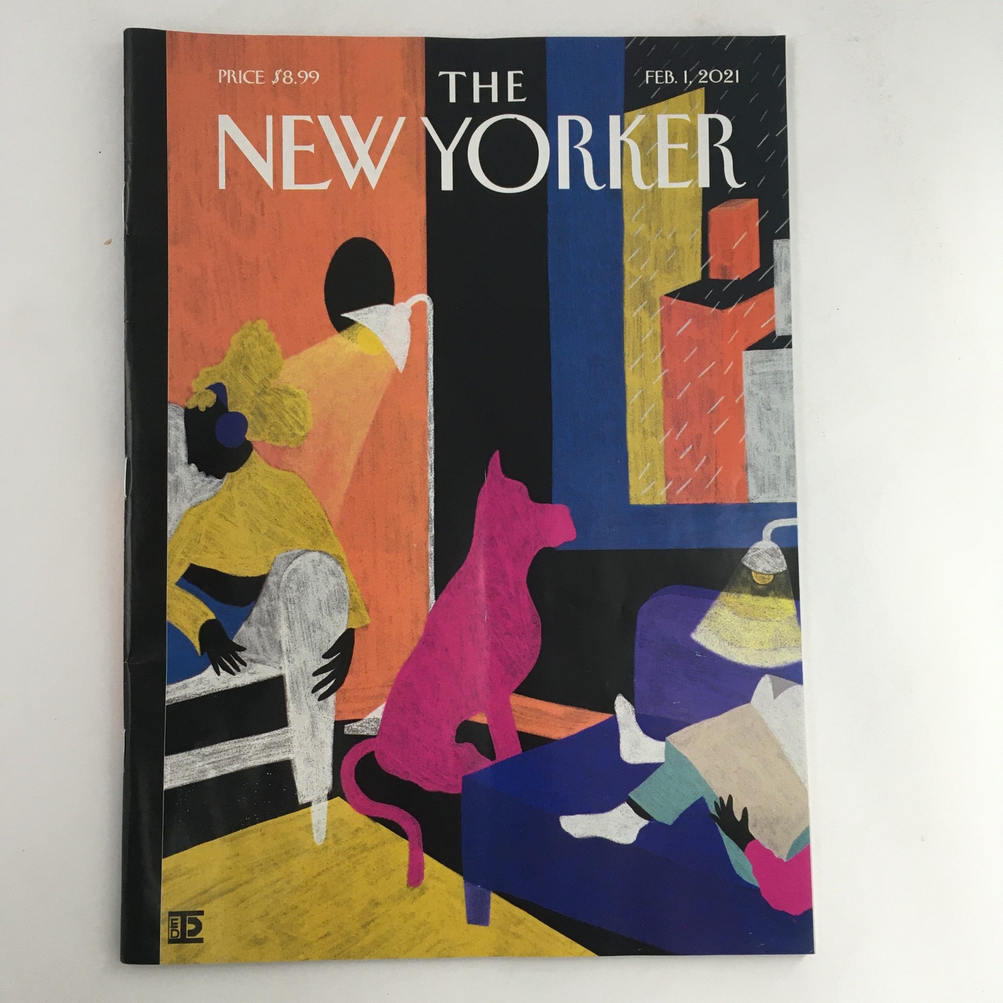 The New Yorker February 1 2021 Full Magazine Theme Cover Interiors, Diana Ejaita