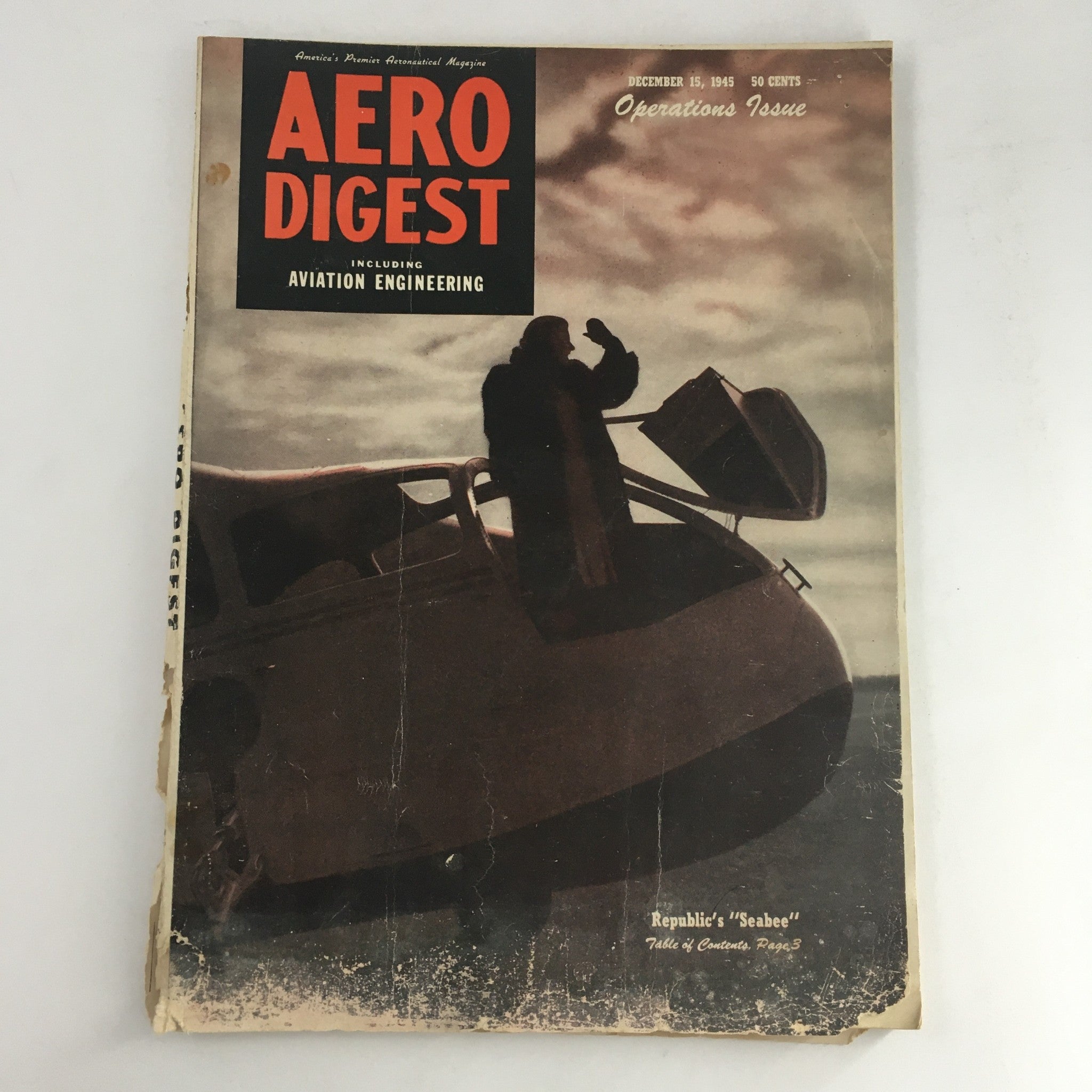 Aero Digest Magazine December 15 1945 Republic's "Seabee" & Aviation Engineering