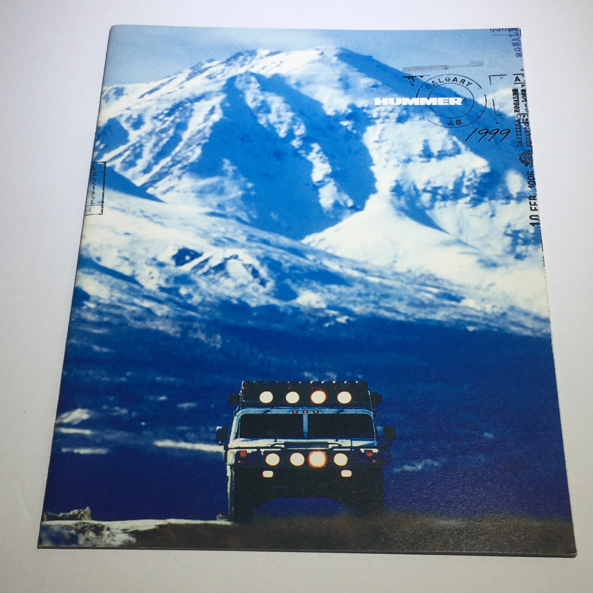 1999 Hummer 4x4 Vehicle Dealership Car Auto Brochure Catalog