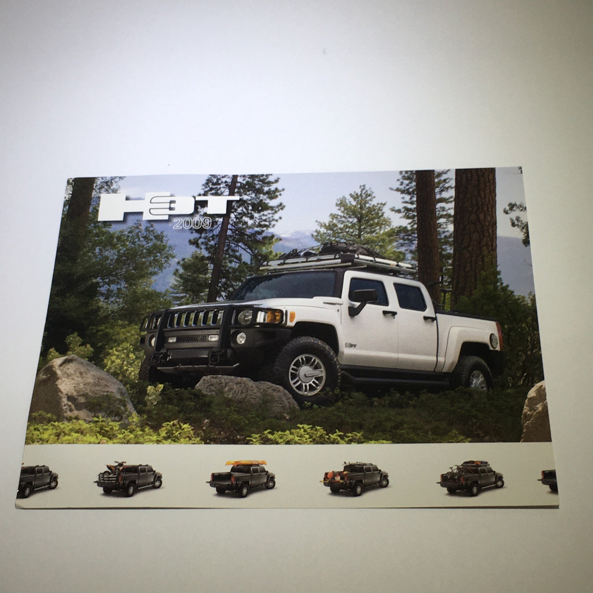 2009 Hummer H3T Exterior Color Chooser Dealership Car Auto Brochure Catalog