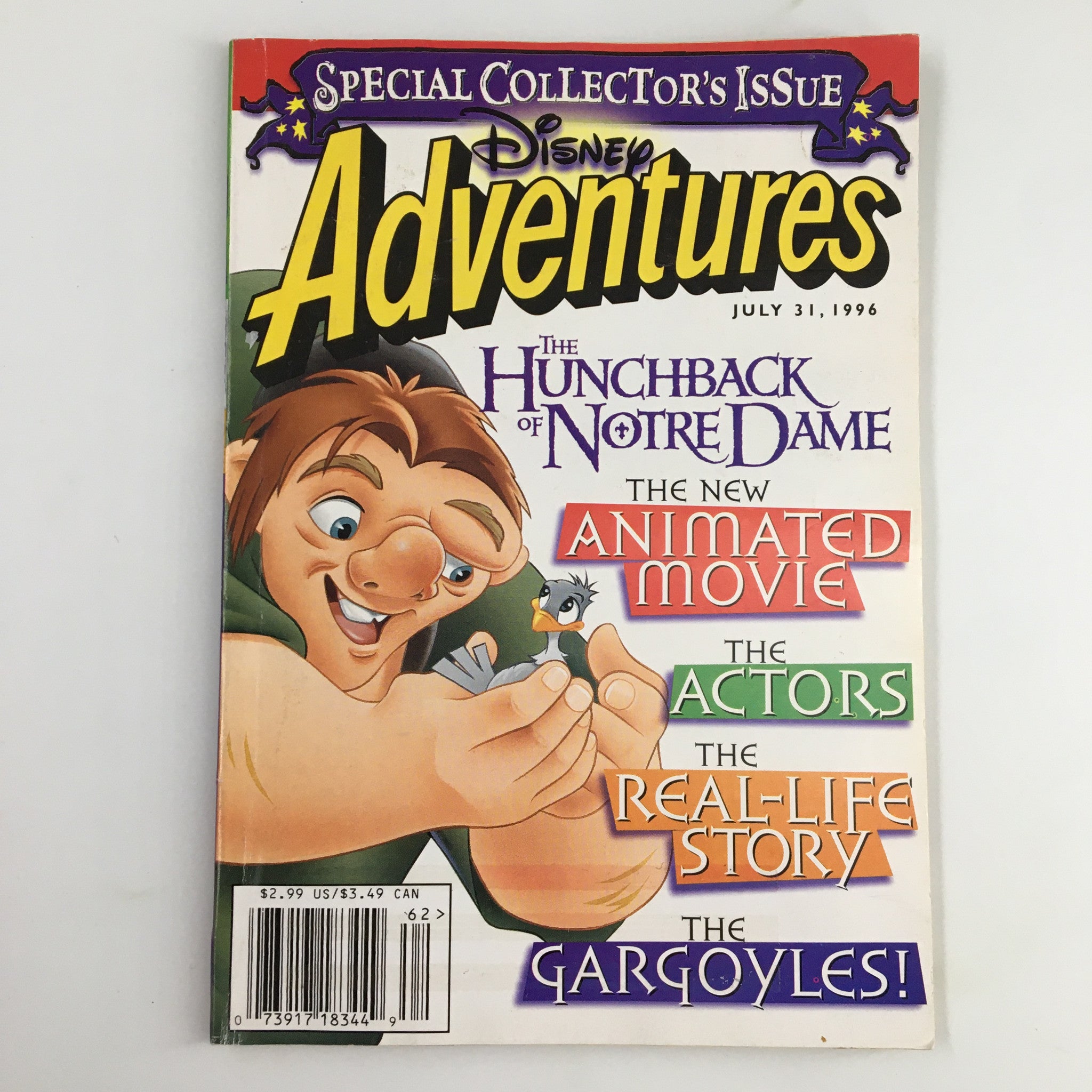 Disney Adventures Magazine July 31 1996 The Hunchback of Notre Dame