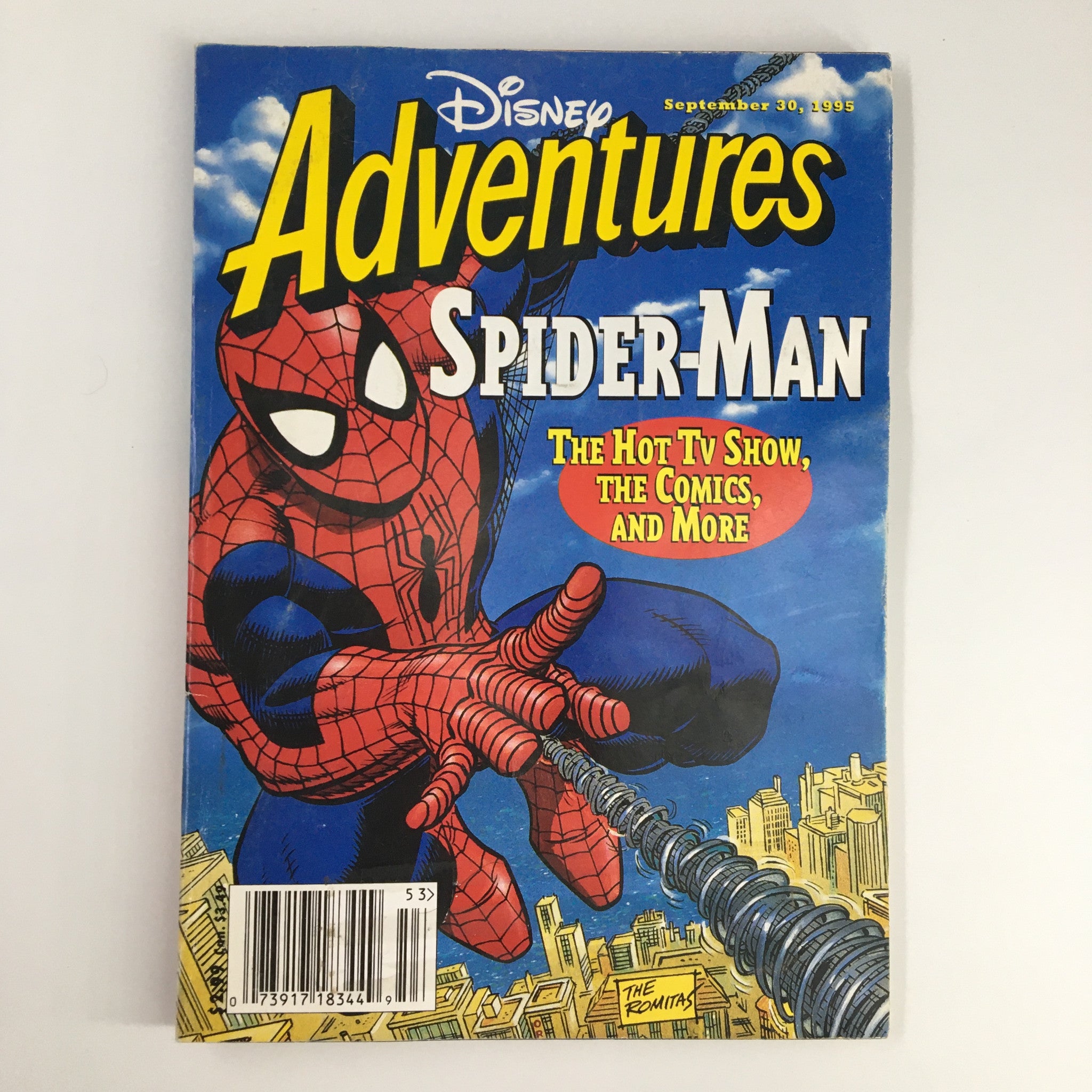 Disney Adventures Magazine September 30 1995 Spider-Man The Hot TV Show & Comics