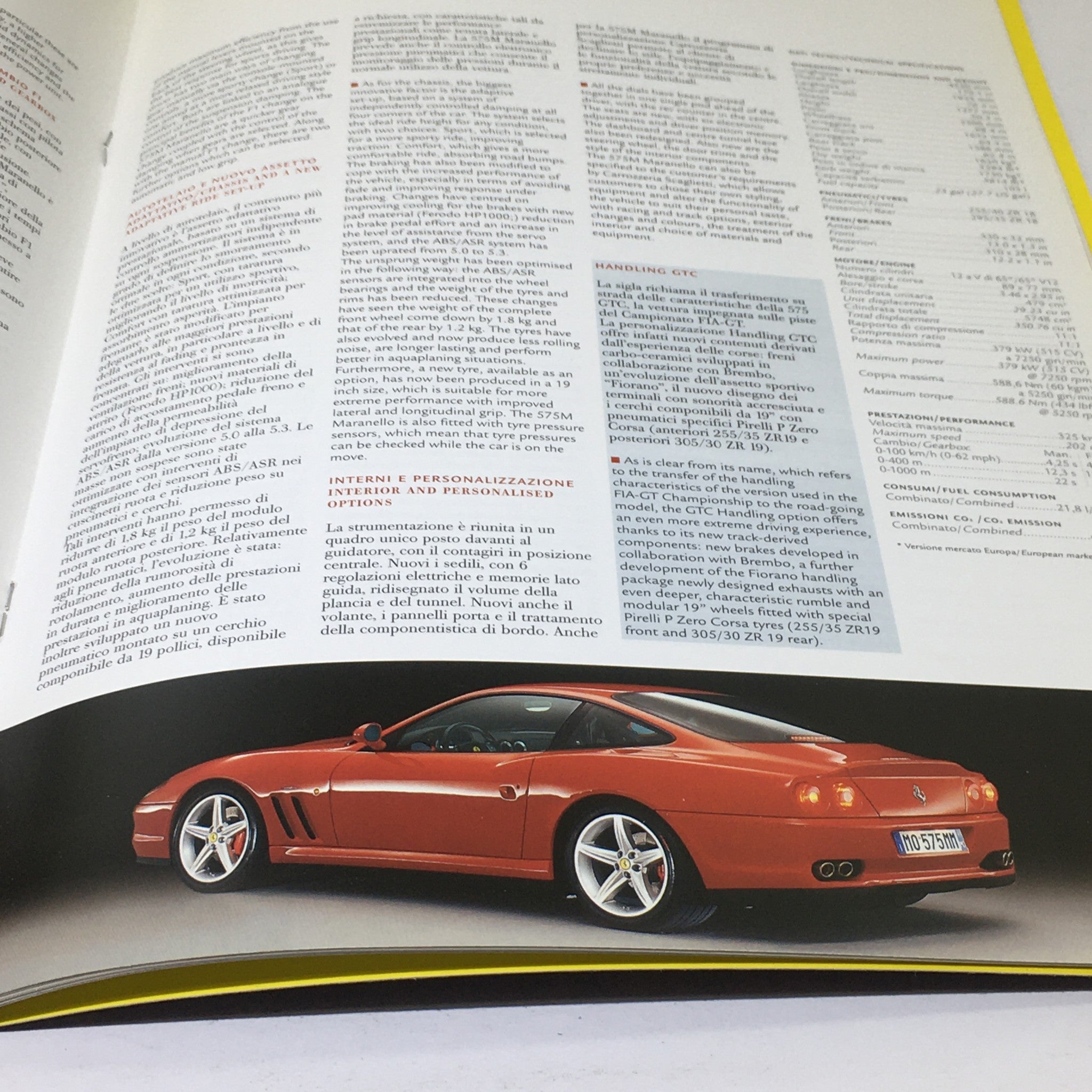 2004 Ferrari (Italian-English) Dealership Car Auto Brochure Catalog