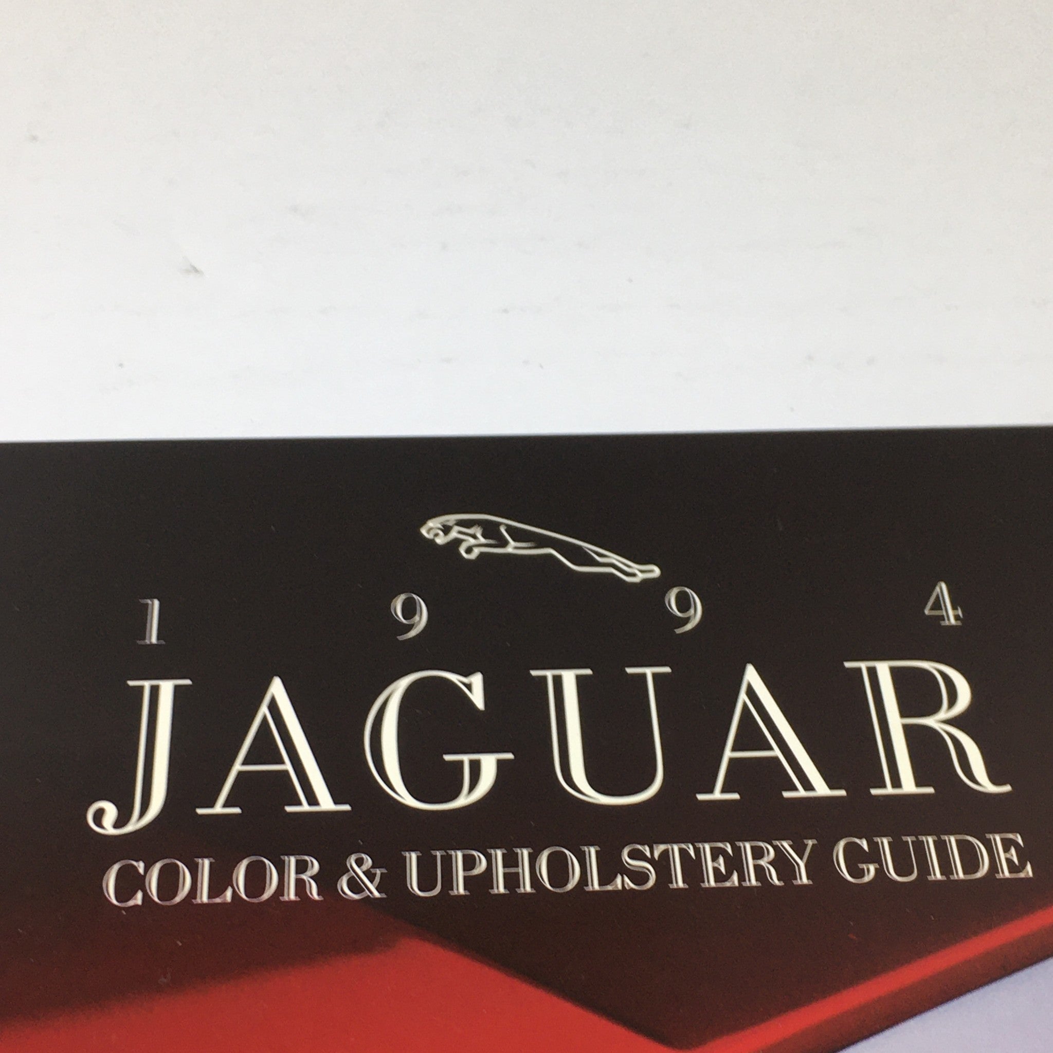 1994 Jaguar Color and Upholstery Guide Dealership Car Auto Brochure Catalog