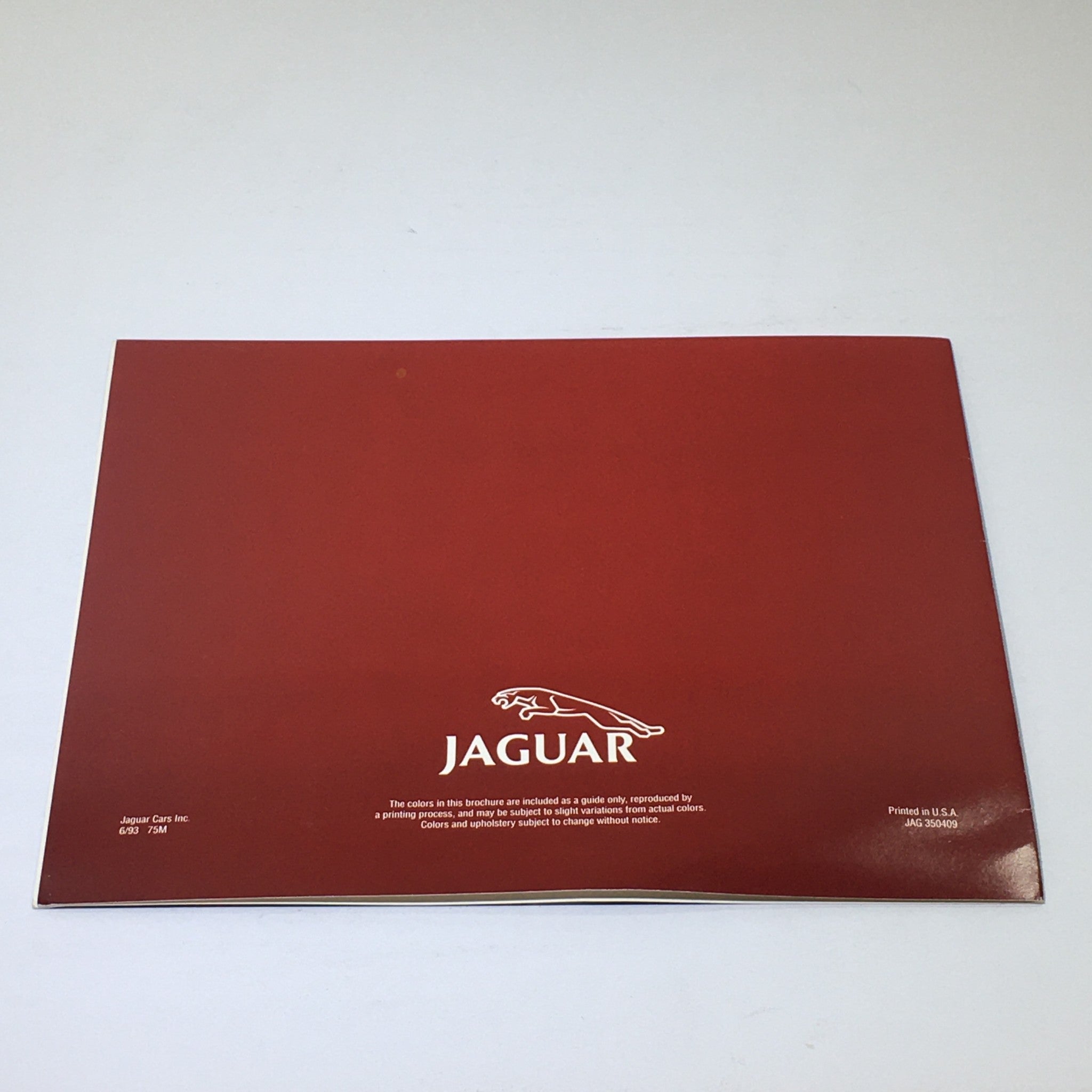 1994 Jaguar Color and Upholstery Guide Dealership Car Auto Brochure Catalog