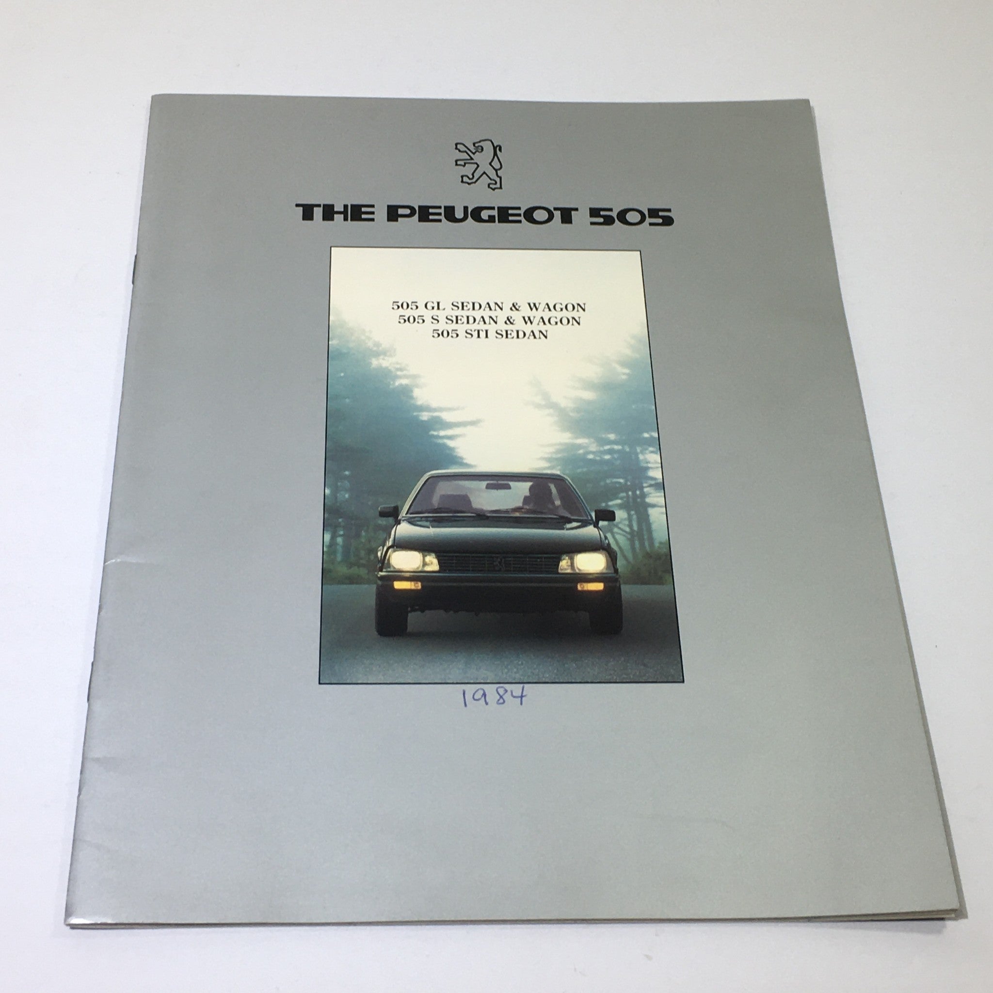 1984 Peugeot 505 GL Sedan and Wagon Dealership Car Auto Brochure Catalog