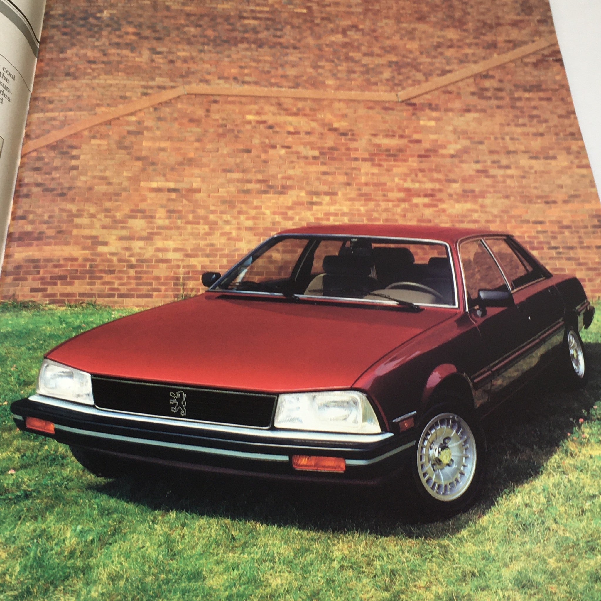 1984 Peugeot 505 GL Sedan and Wagon Dealership Car Auto Brochure Catalog