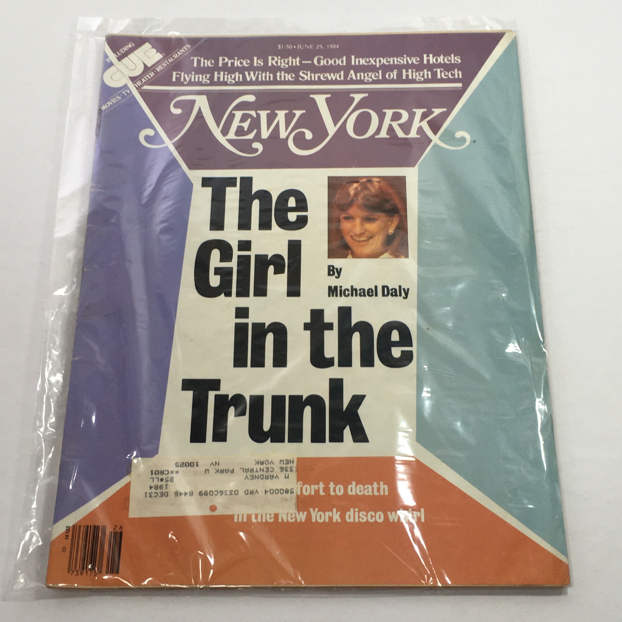 New York Magazine: June 25 1984 - The Girl In The Trunk by Michael Daly