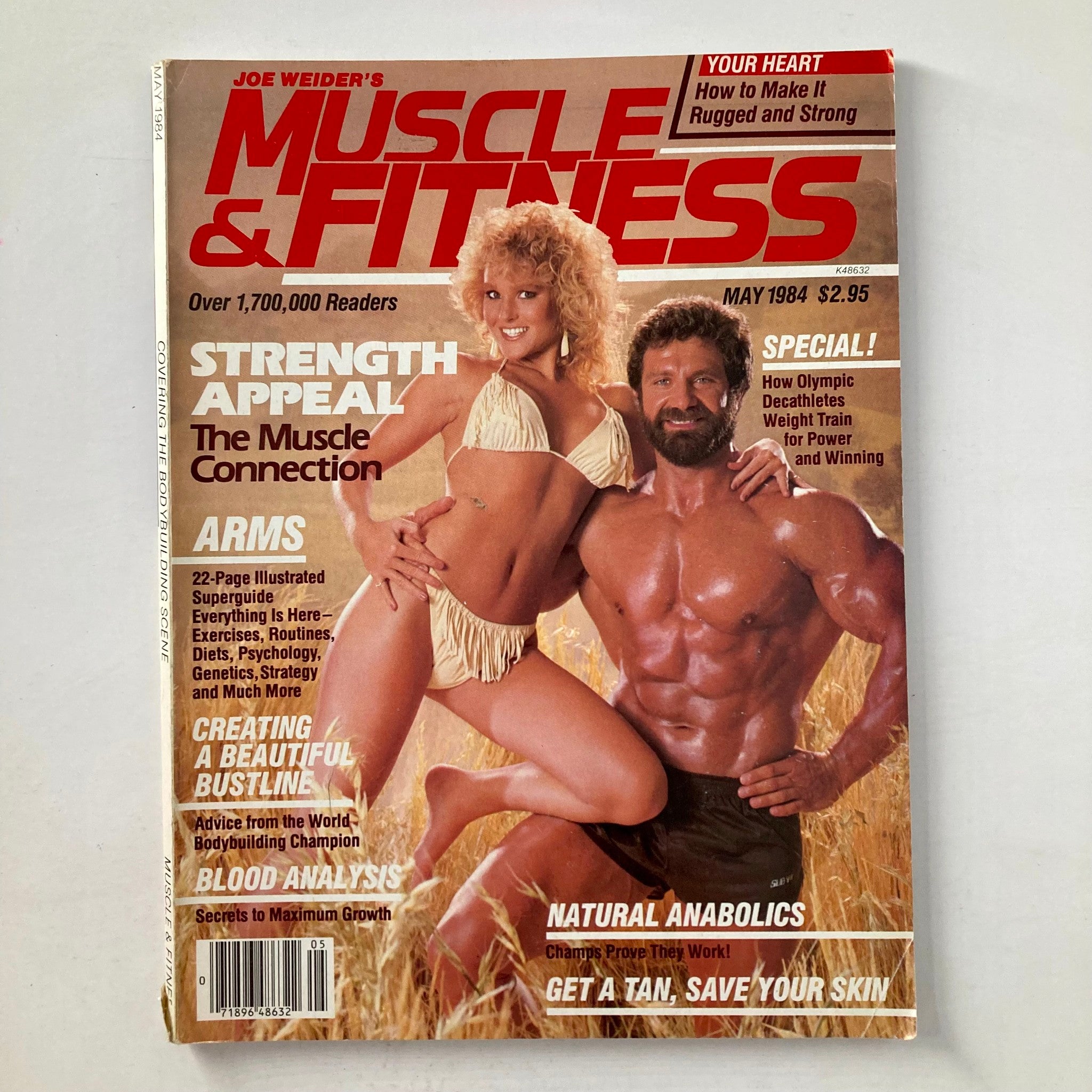 Joe Weider's Muscle & Fitness Magazine May 1984 Lori St. John & Jusup Wilkosz